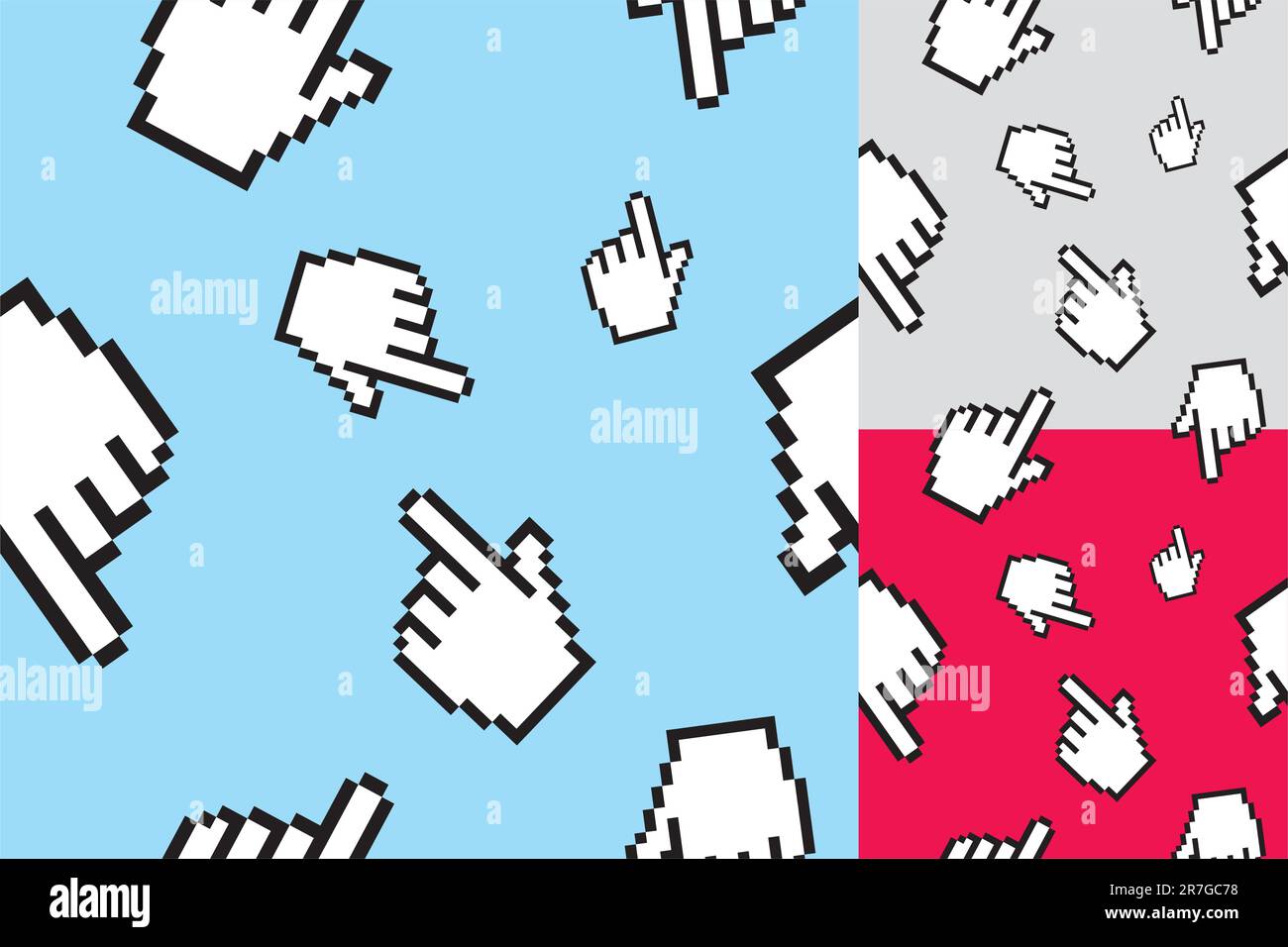 The pattern of the computer cursor Stock Vector Image & Art - Alamy