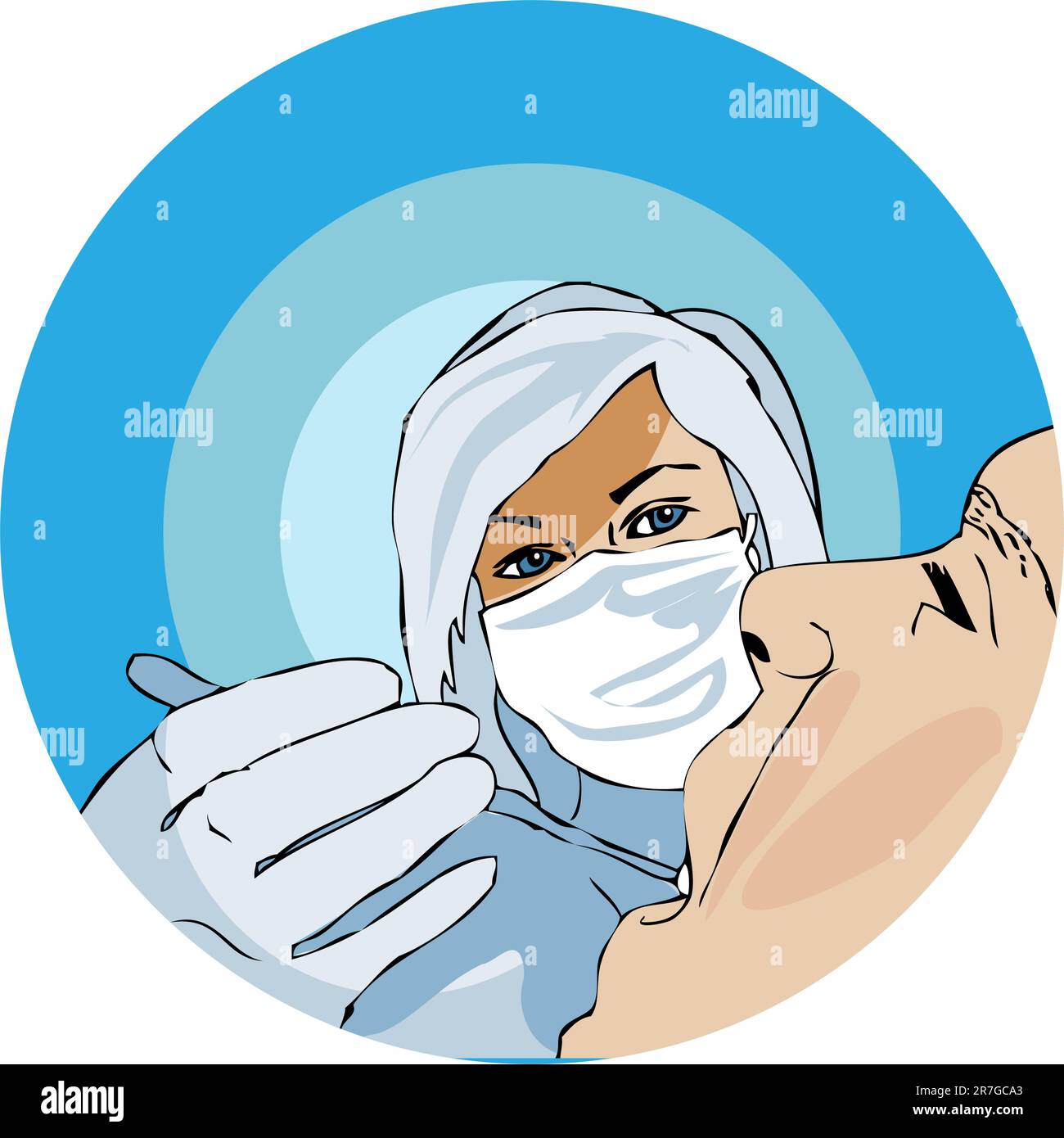 Woman dentist Stock Vector Images Alamy