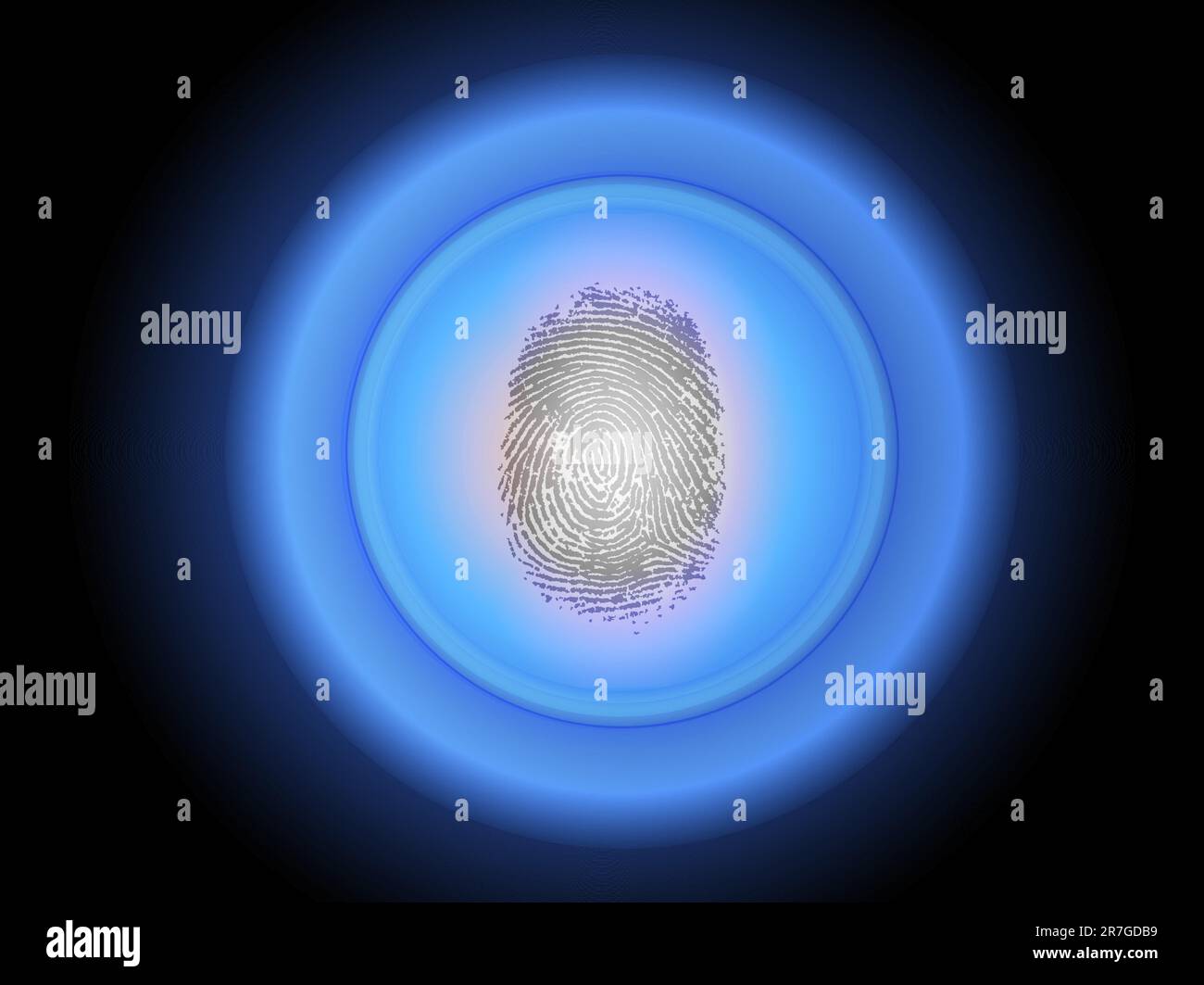 Security Scan Fingerprint pressing on a biometric scanning device Stock Vector Image & Art Alamy
