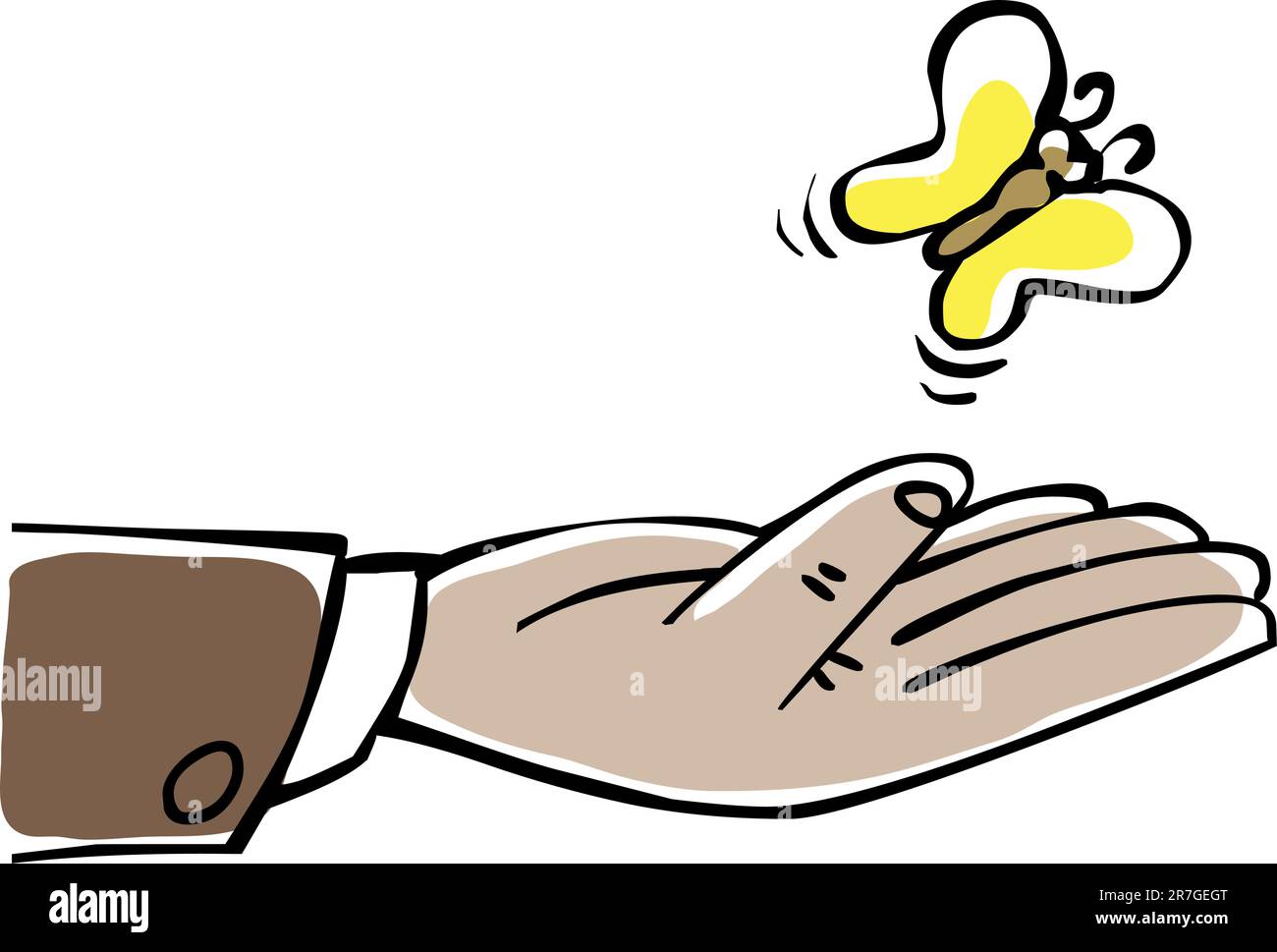 Hand insect Stock Vector Images - Alamy