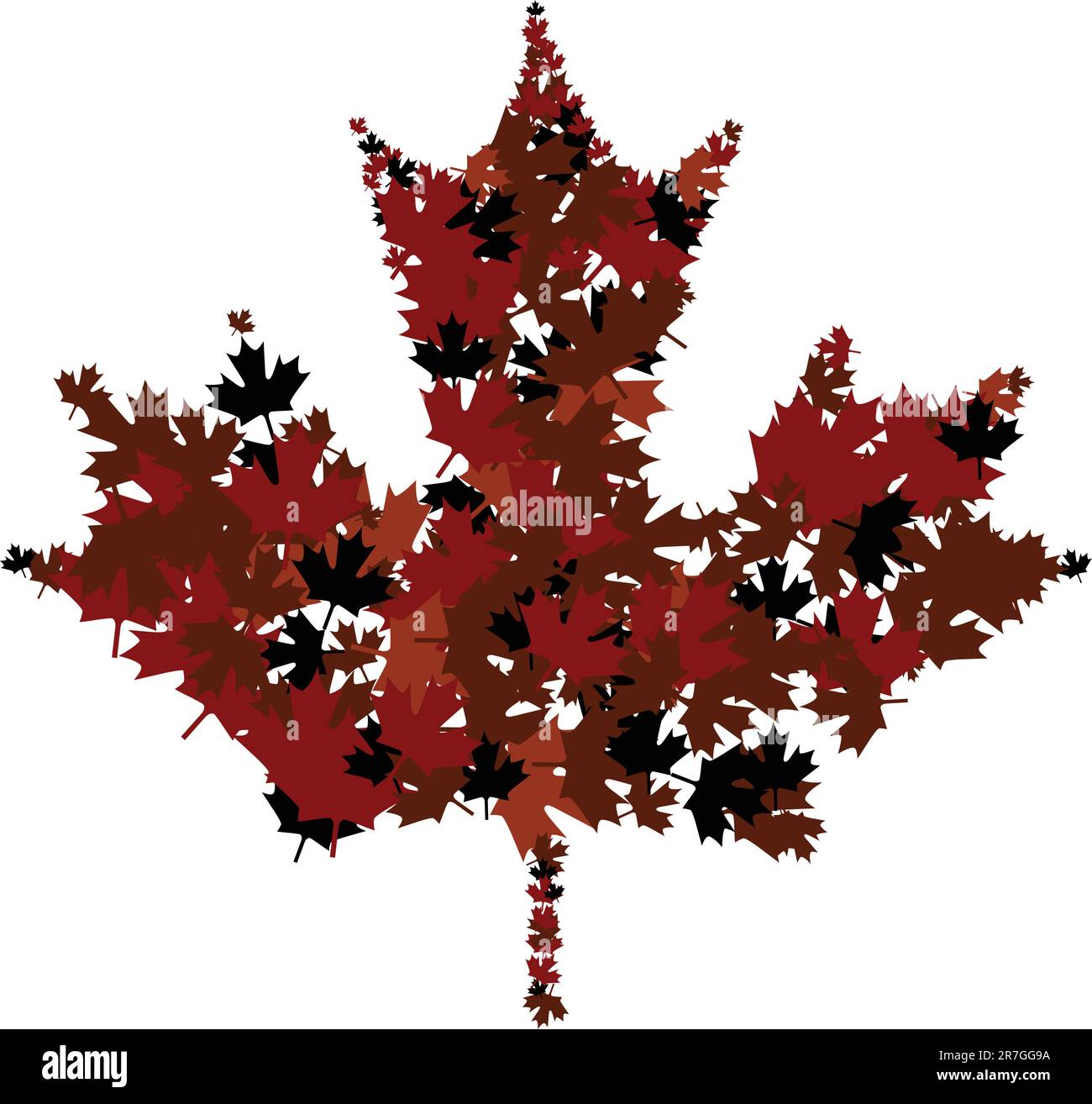 vector illustration of maple leafs Stock Vector Image & Art - Alamy