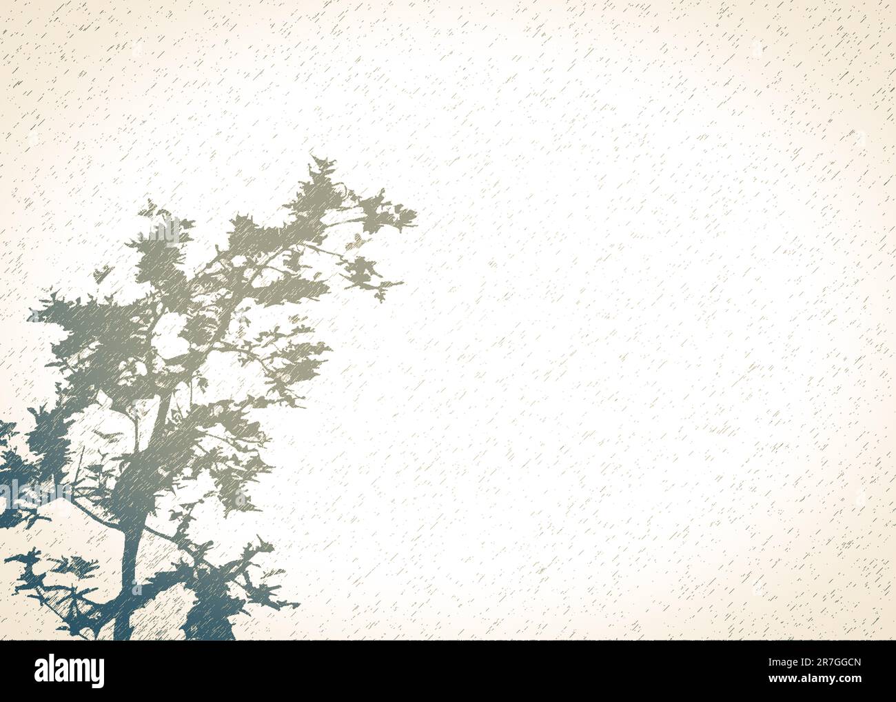 Nature-Inspired Background: Tree Landscape with White Textured Overlay