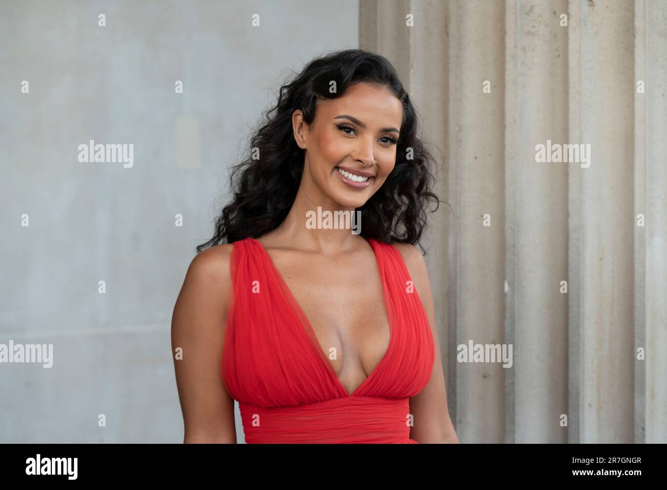 The National Gallery, London, UK. 15th June, 2023. The Summer Party is a unique, fundraising event directly supporting the local, national and international NG200 celebrations by transforming the National Gallery - which contains some of the world's most iconic artworks - for just one night only. Celebrity guests attending The Summer Party include Maya Jama. Credit: Malcolm Park/Alamy Live News Stock Photo