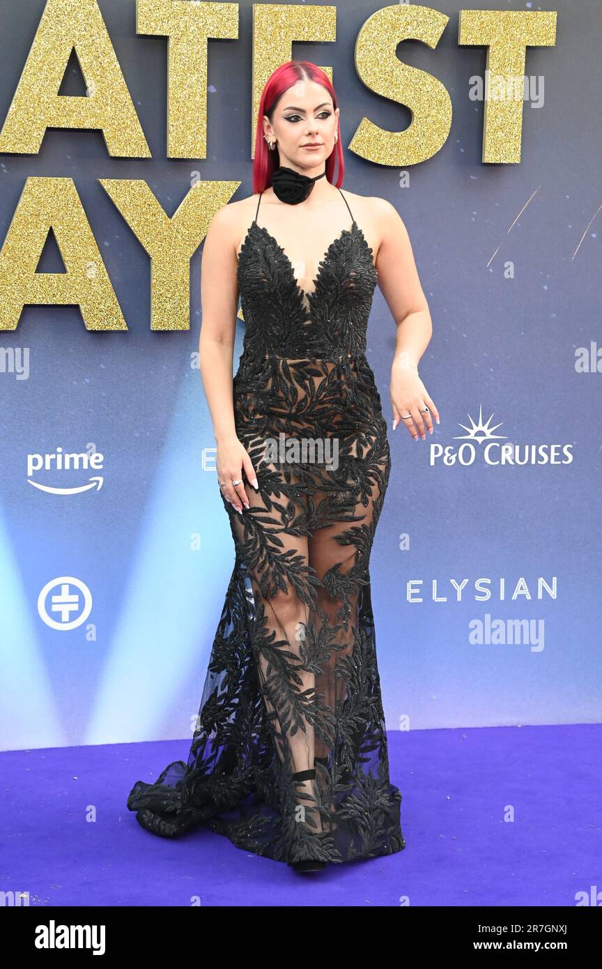 London, UK. 15th June, 2023. Sophie Hannah attends the World Premiere of Greatest days, ODEON Luxe Leicester Square. Credit: See Li/Picture Capital/Alamy Live News Stock Photo