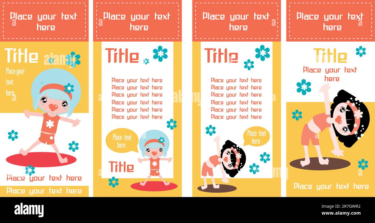 Cards in rack Stock Vector Images - Alamy