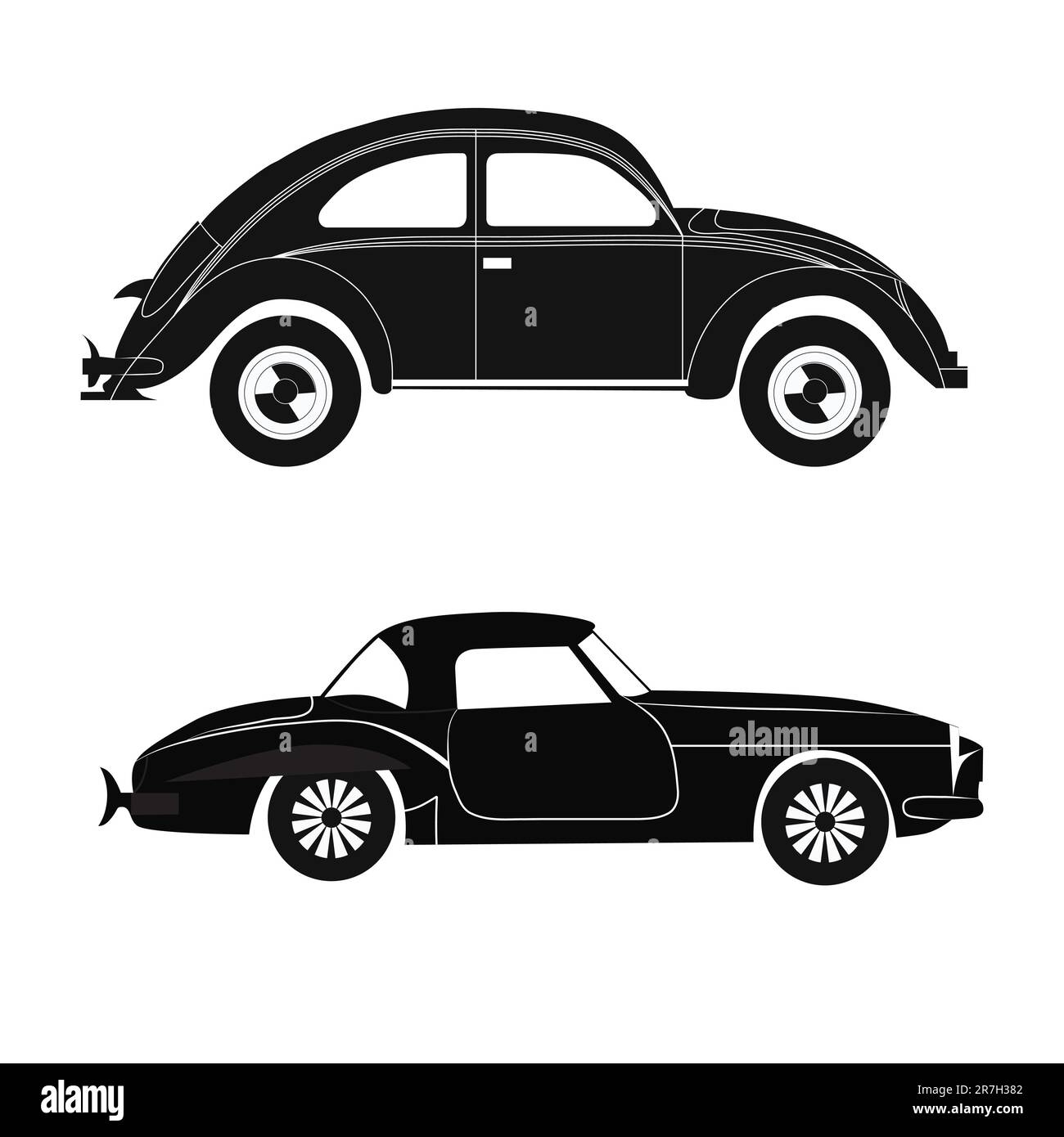 Set car silhouette, illustration Stock Vector Image & Art Alamy