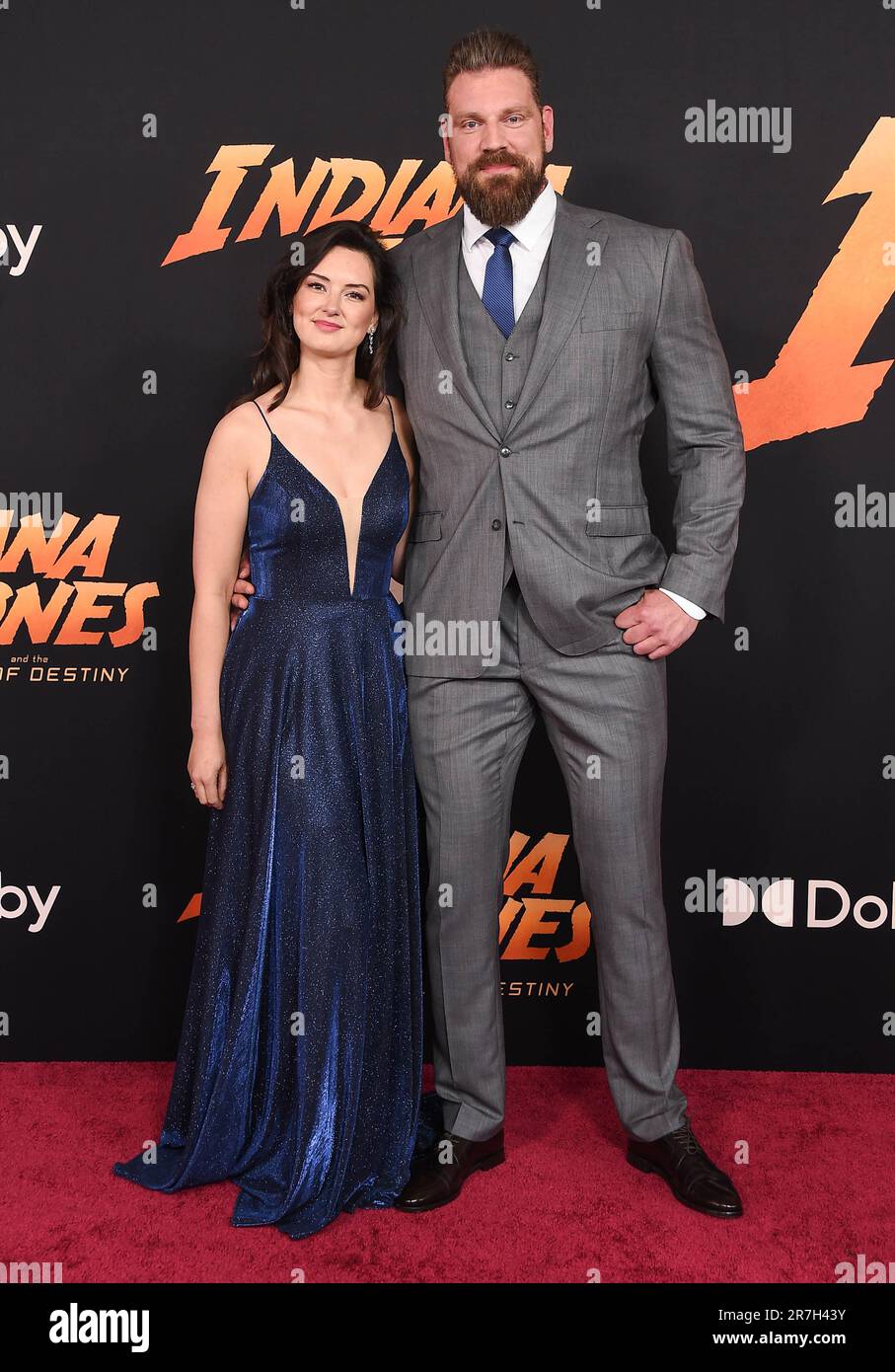 June 15, 2023, Hollywood, California, USA: Desiree Stuijt and Olivier Richters arrives for the â