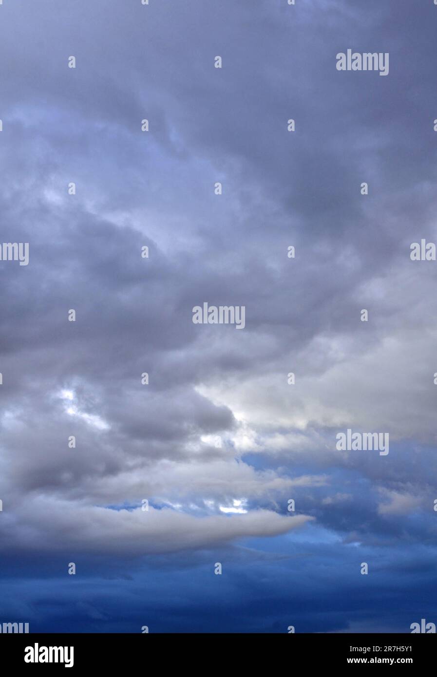 Cloudy sky, after a summer rain Stock Photo - Alamy