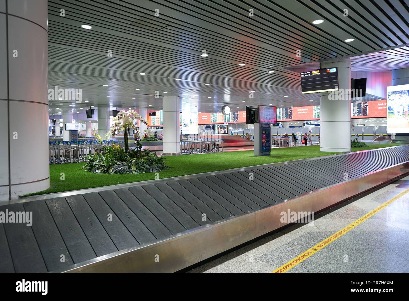KUALA LUMPUR, MALAYSIA CIRCA MARCH, 2023 baggage reclaim area in