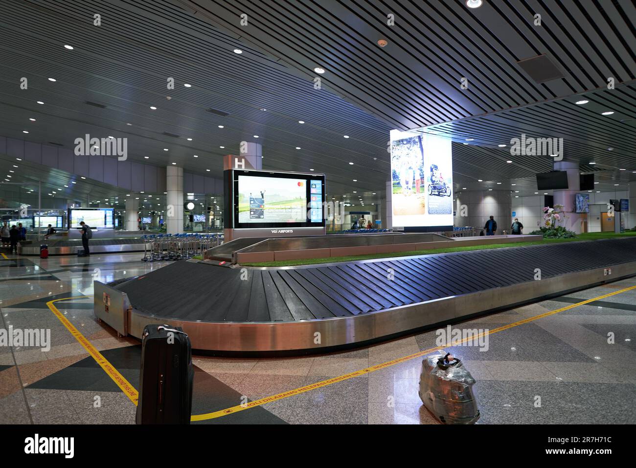 KUALA LUMPUR, MALAYSIA CIRCA MARCH, 2023 baggage reclaim area in