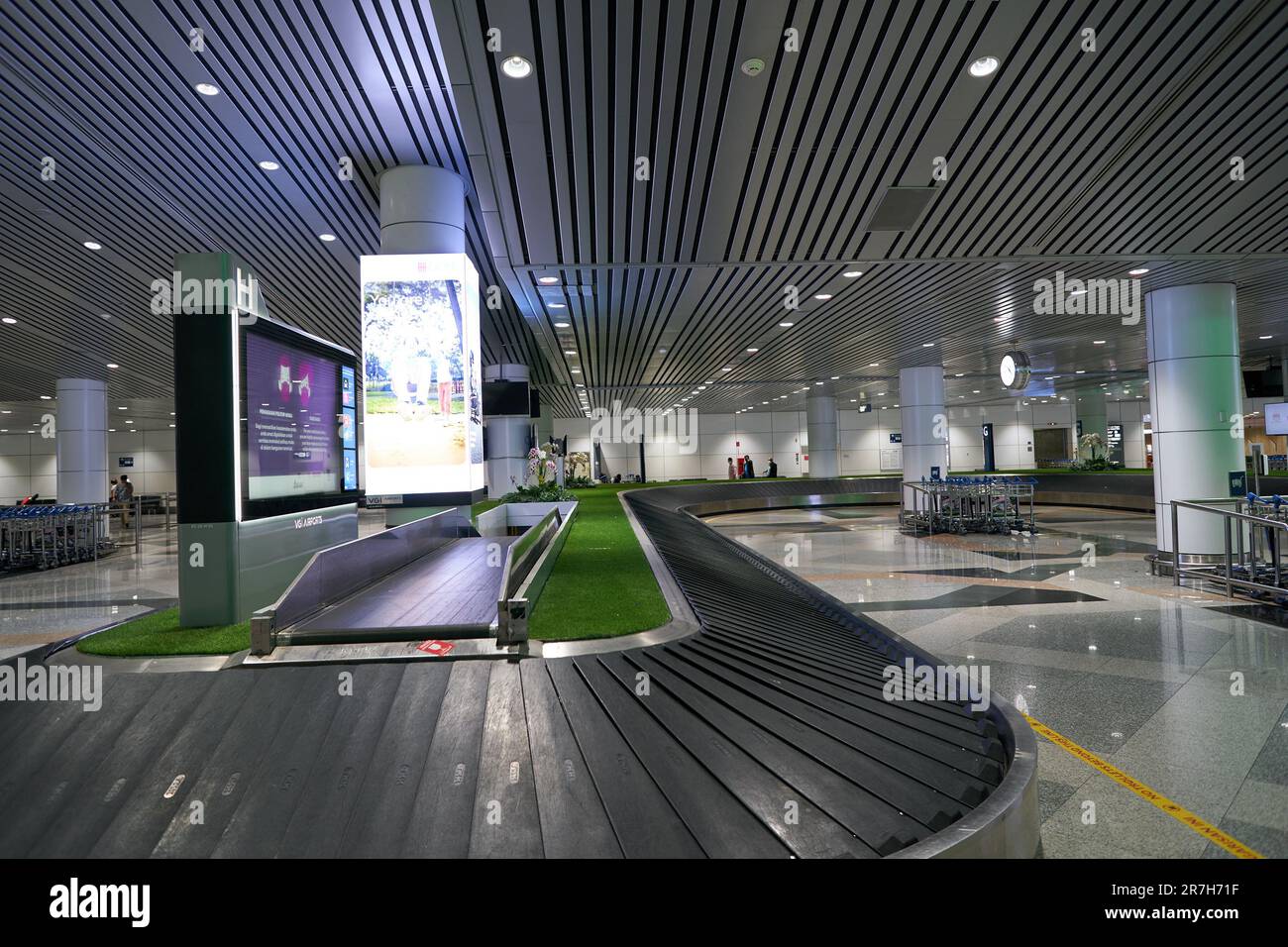 KUALA LUMPUR, MALAYSIA CIRCA MARCH, 2023 baggage reclaim area in