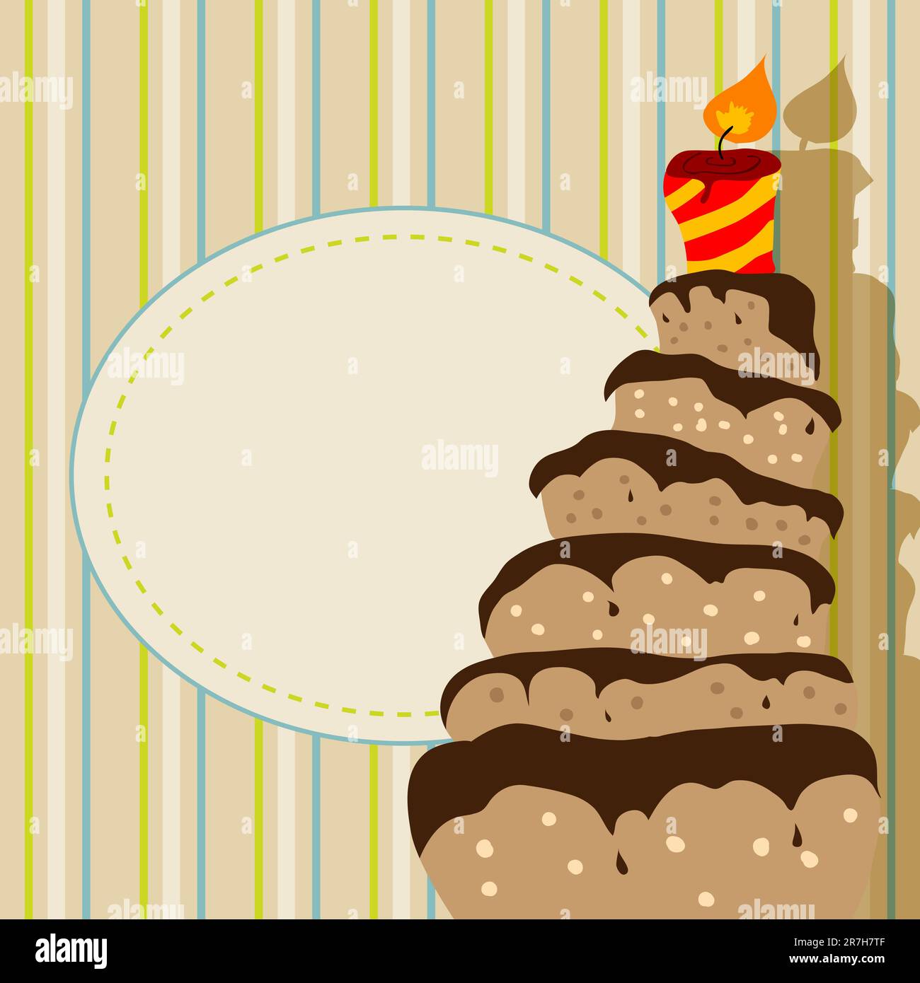 Cake frame vector celebration hi-res stock photography and images - Alamy