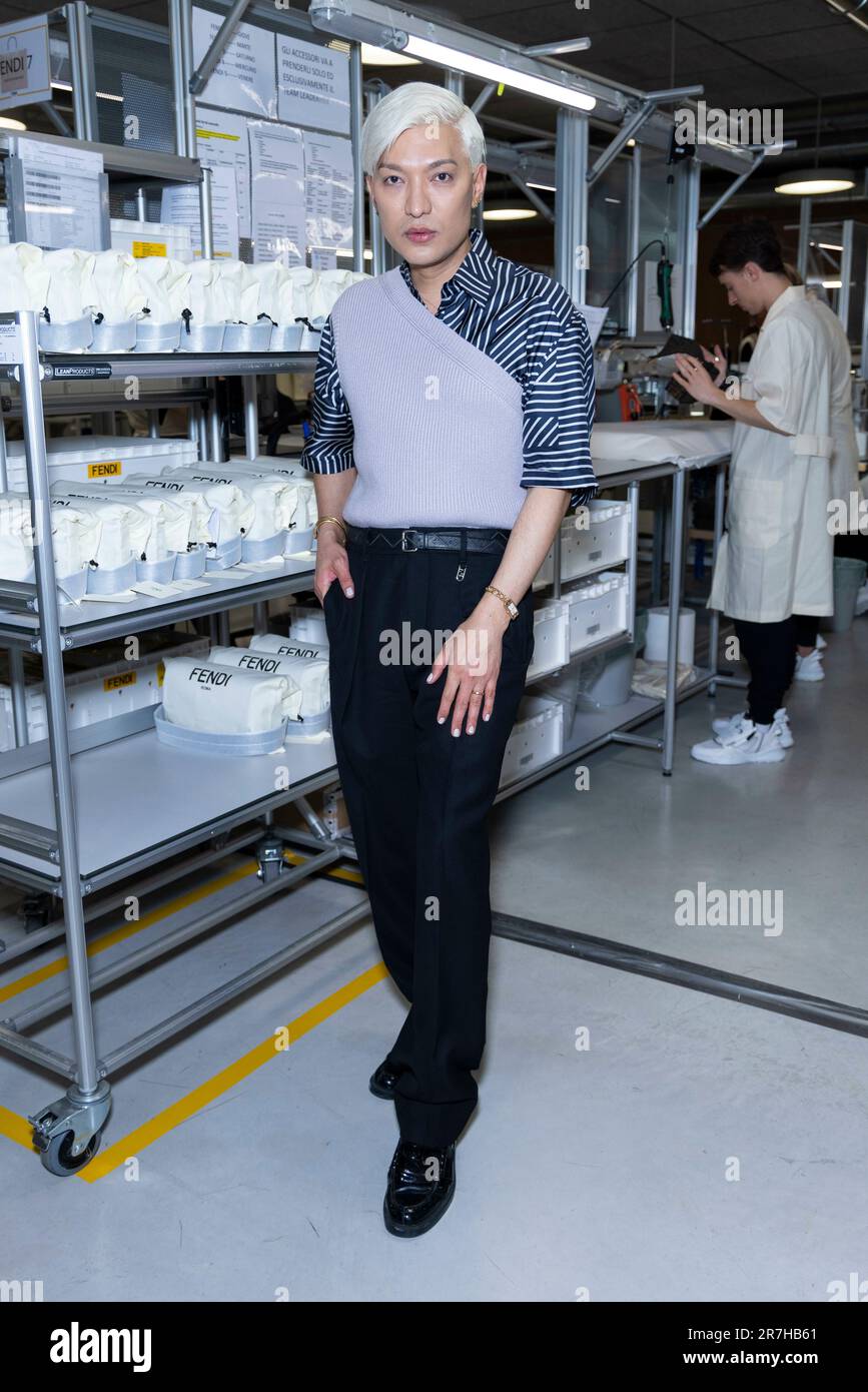 Florence, Italien. 15th June, 2023. Bryan Yambao attends FENDI Men Äôs ...