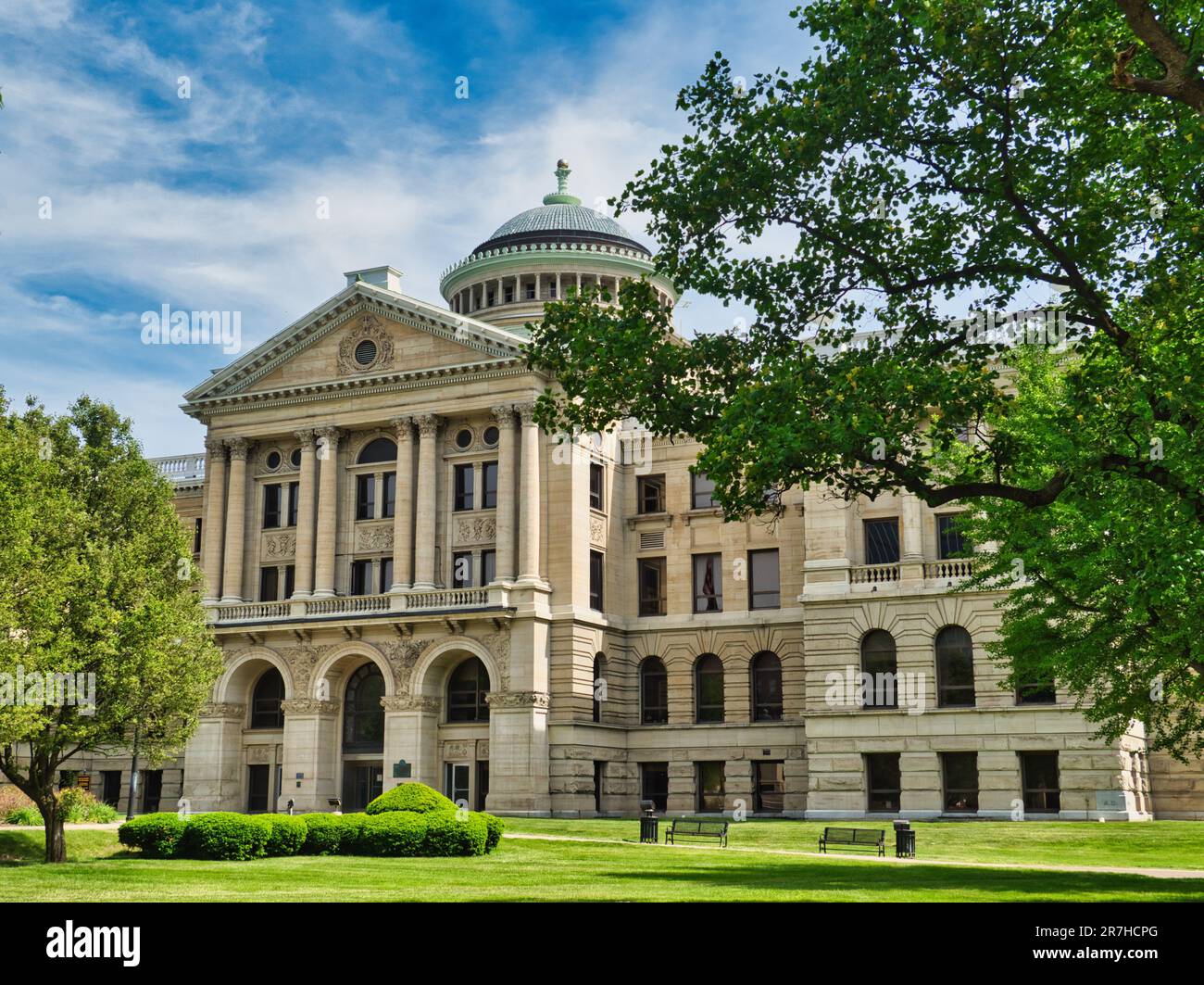 The Lucas County Courthouse in downtown Toledo, Ohio, located at 700 ...