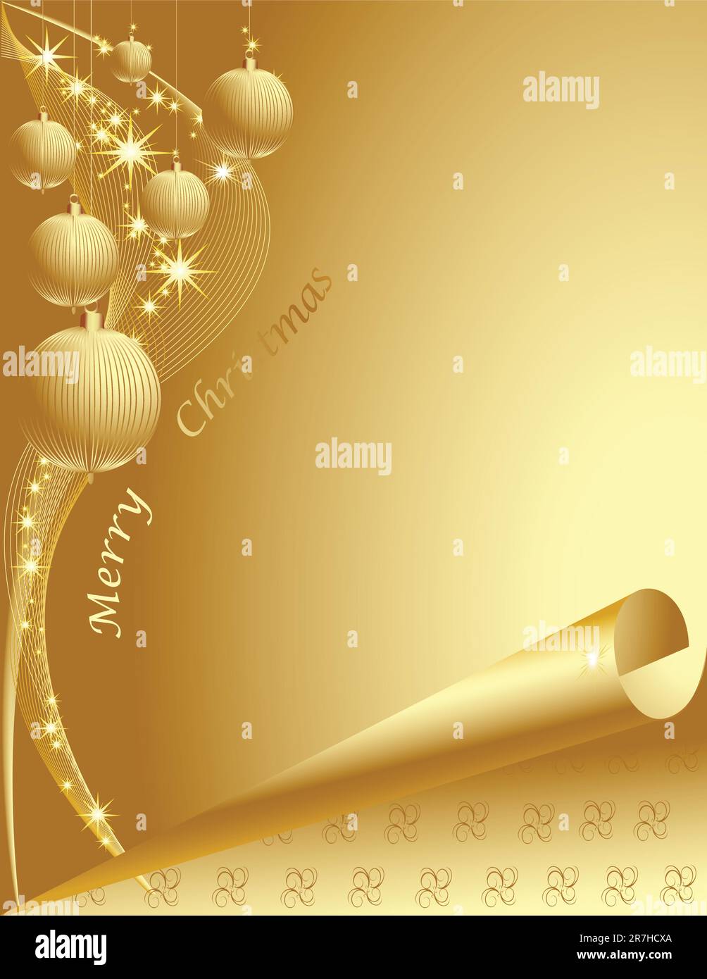 Merry Christmas and Happy New Year collection Stock Vector Image & Art ...