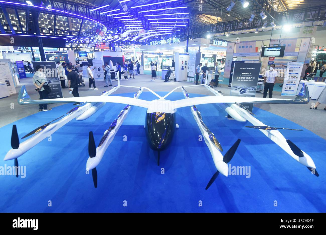 SHANGHAI, CHINA JUNE 15, 2023 Visitors visit a new domestic manned