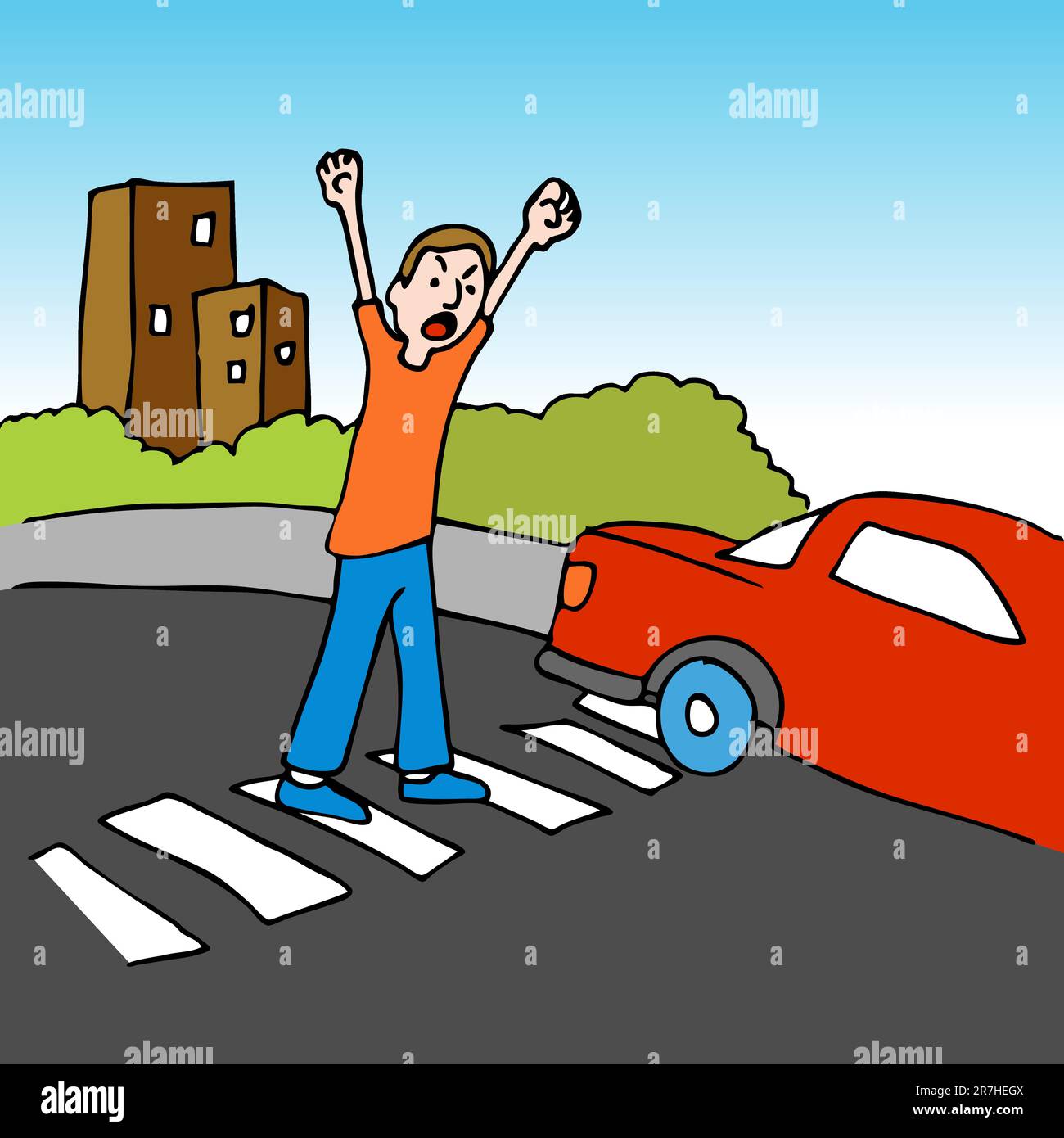 Different Scenes With Road Safety Illustration Royalty Free SVG, Cliparts,  Vectors, and Stock Illustration. Image 56548926.