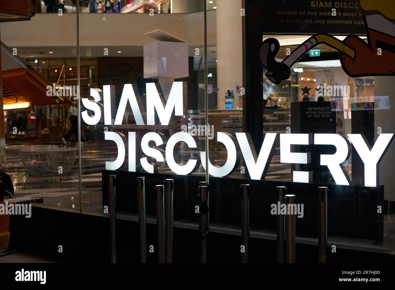 BANGKOK, THAILAND - CIRCA APRIL, 2023: Siam Discovery sign as seen at ...