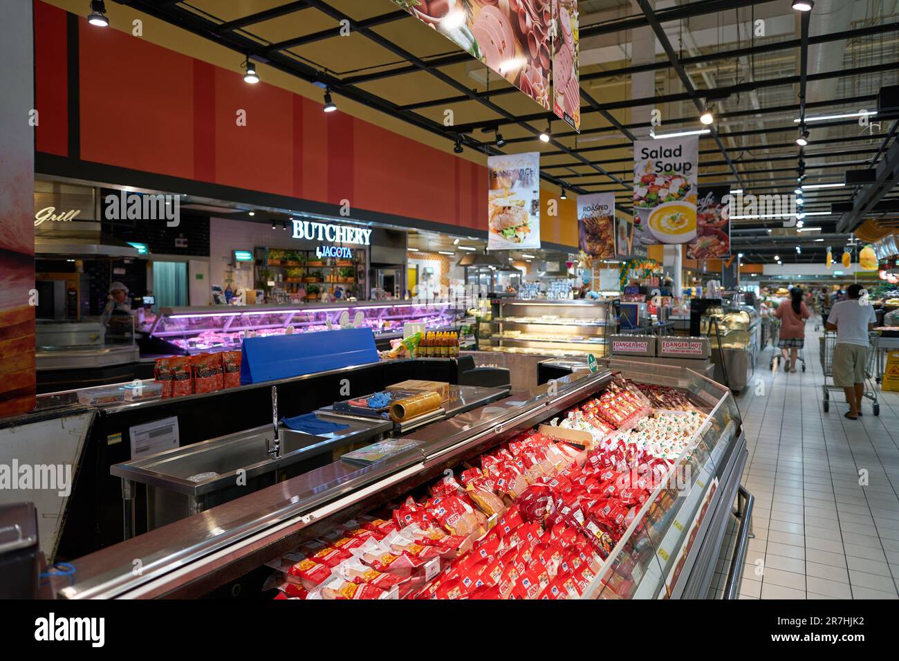 PATTAYA, THAILAND CIRCA APRIL, 2023 interior shot of Big C