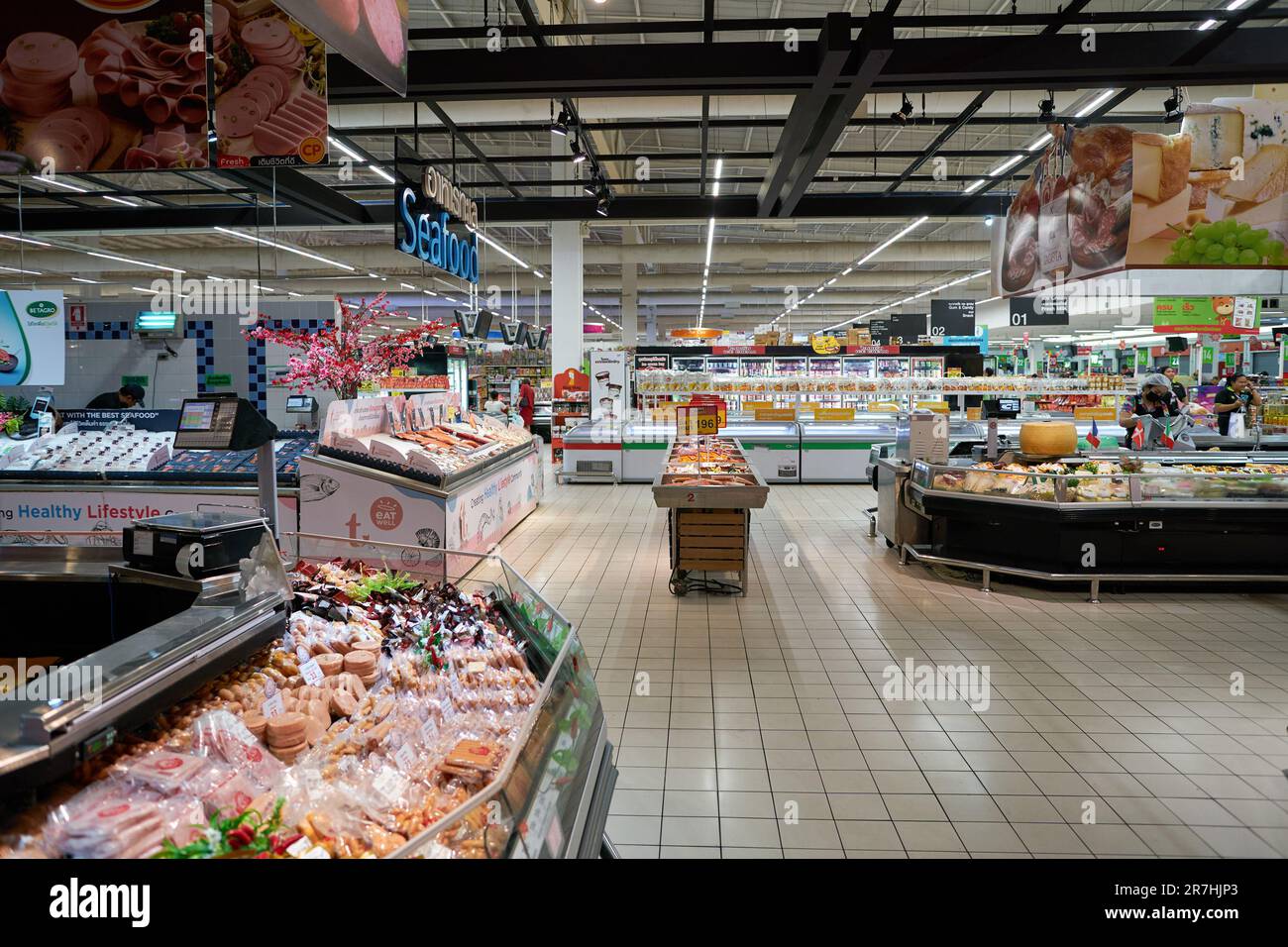 PATTAYA, THAILAND CIRCA APRIL, 2023 interior shot of Big C