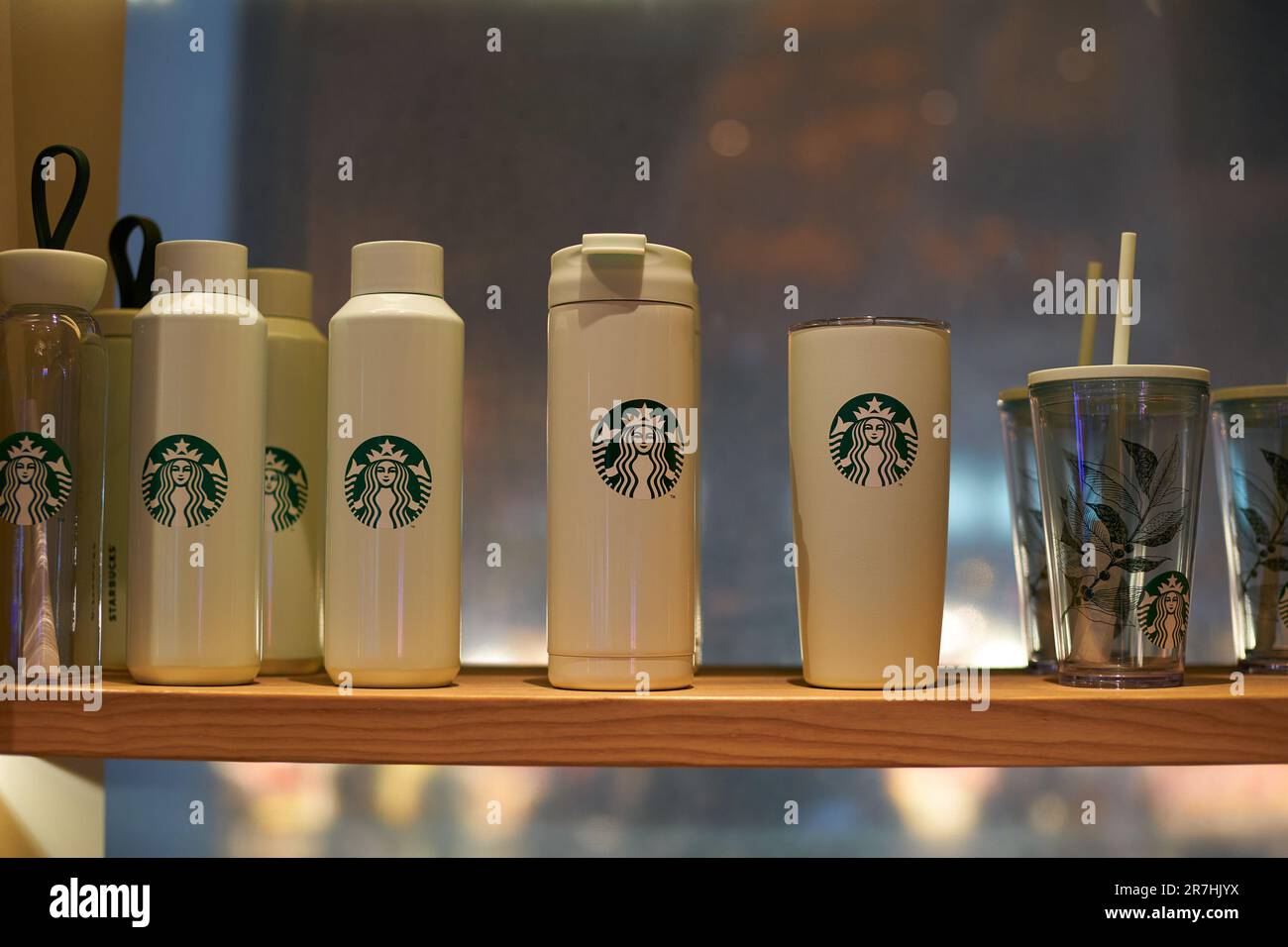 PATTAYA, THAILAND - CIRCA APRIL, 2023: goods on display at Starbucks Coffee  in Pattaya Stock Photo - Alamy