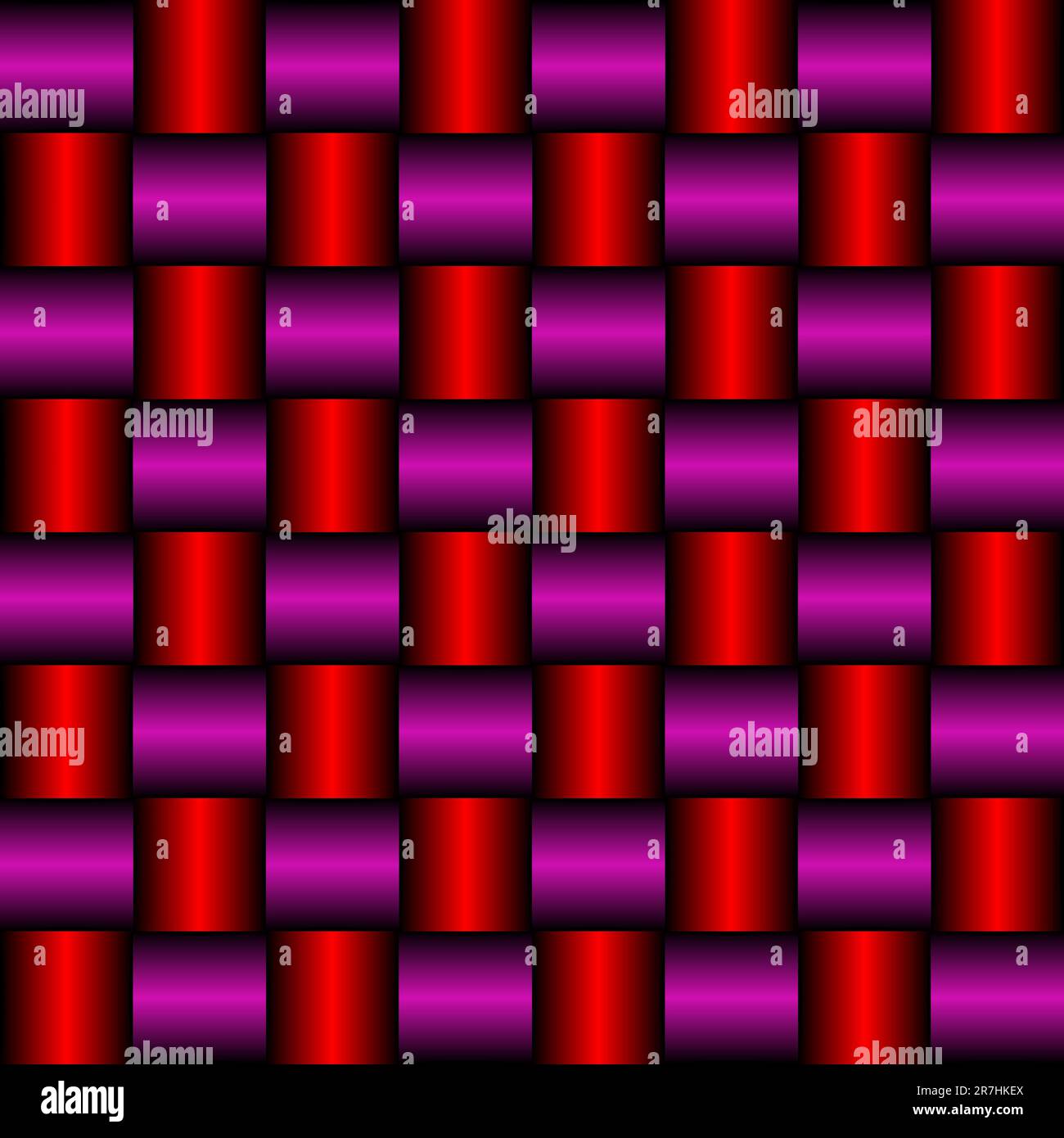 metallic red purple mesh, abstract seamless texture; vector art illustration Stock Vector