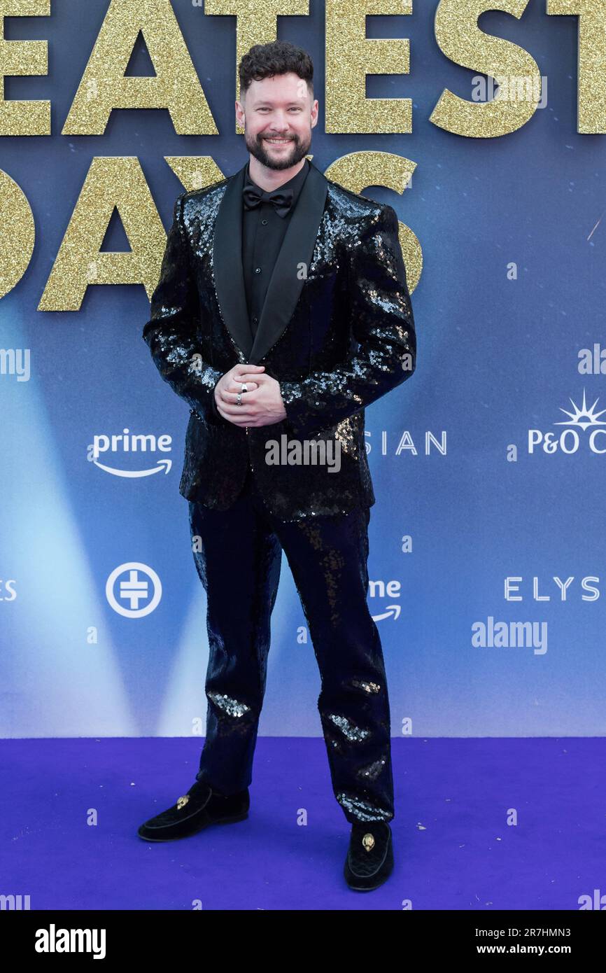 LONDON, UNITED KINGDOM JUNE 15, 2023 Callum Scott attends the world premiere of 