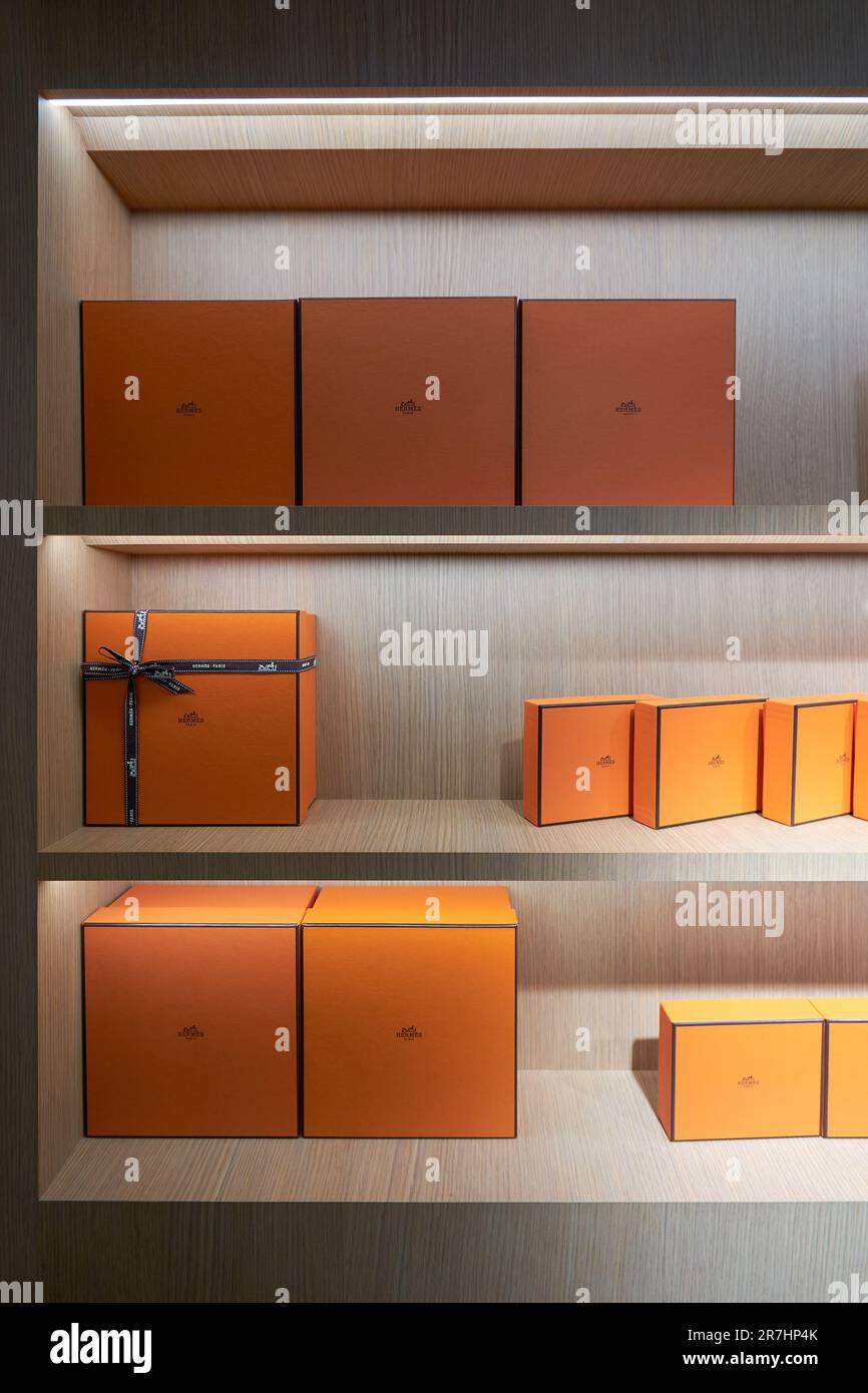 Hermes Shoes Box Orange Gift Box Storage Organization Fashion -  in  2023
