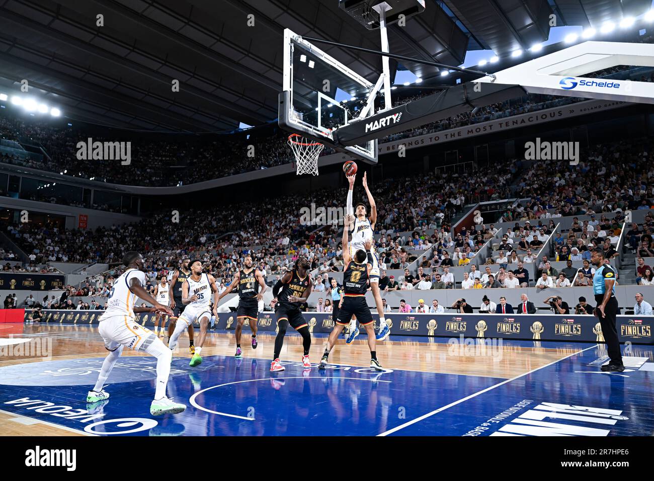 French Basketball Championship Finals: Metropolitans 92 vs Monaco