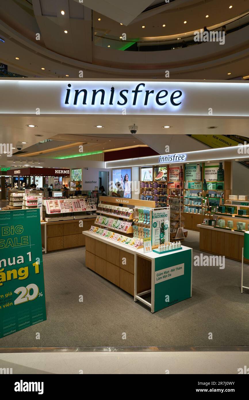 HO CHI MINH CITY, VIETNAM CIRCA MARCH, 2023 Innisfree store in