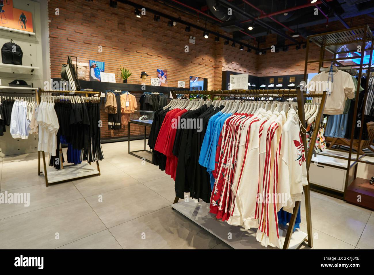 HO CHI MINH CITY, VIETNAM - CIRCA MARCH, 2023: interior shot of Adidas  store in Crescent Mall Stock Photo - Alamy