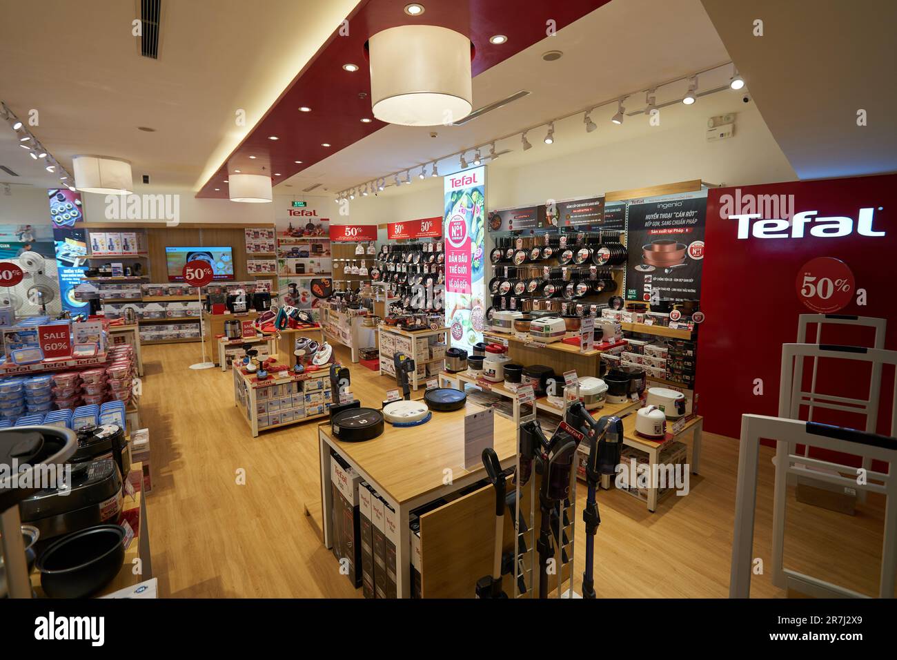 HO CHI MINH CITY, VIETNAM - CIRCA MARCH, 2023: interior shot of Tefal store  in Crescent Mall Stock Photo - Alamy