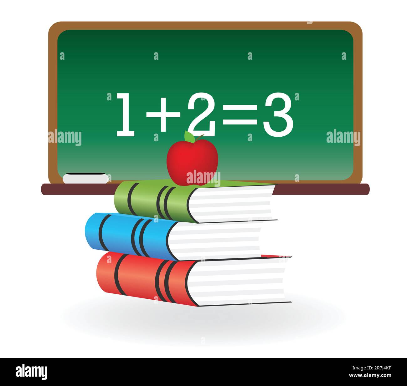 Stack of books for back to school Stock Vector