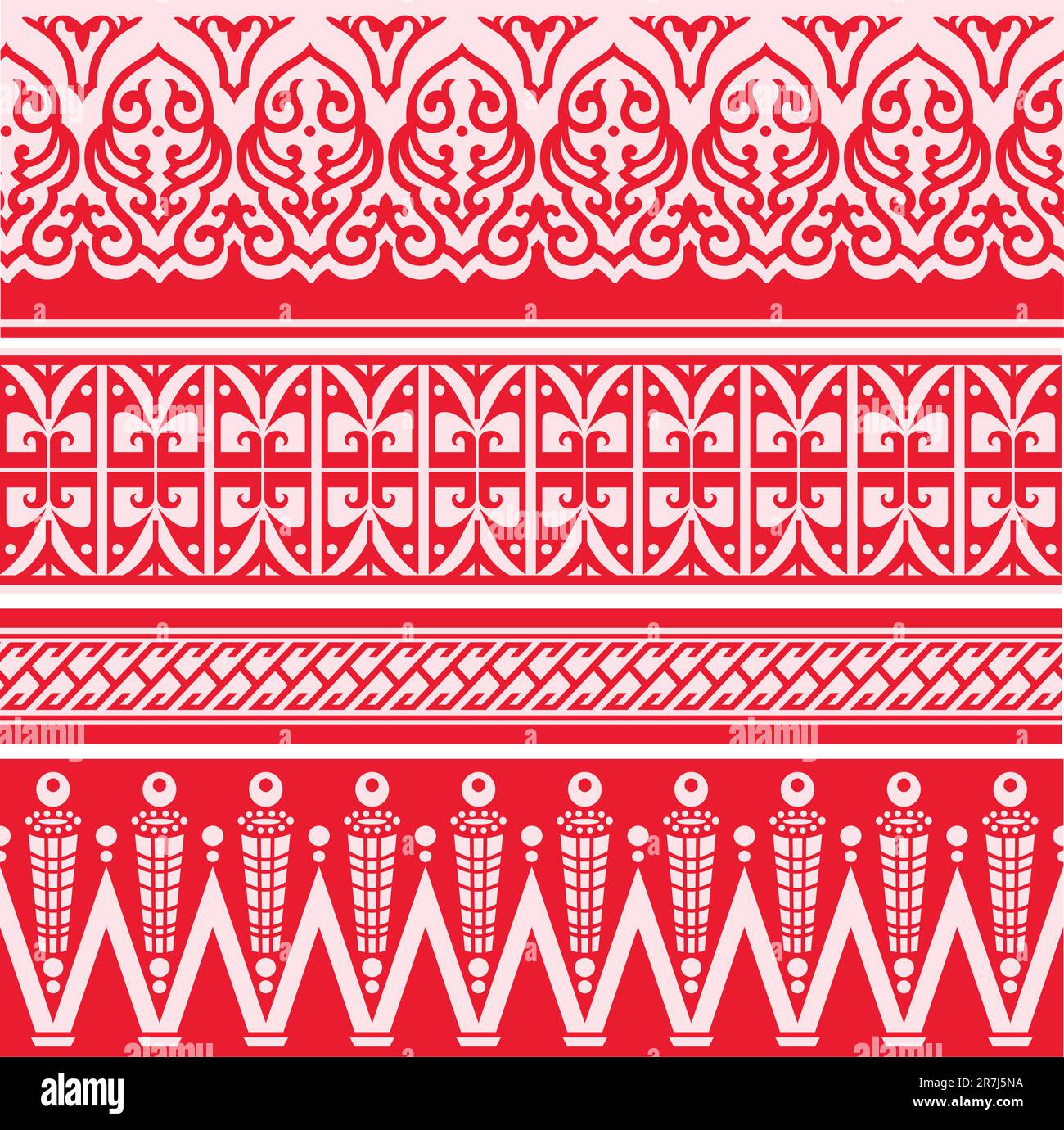 abstract border pattern design Stock Vector Image & Art - Alamy