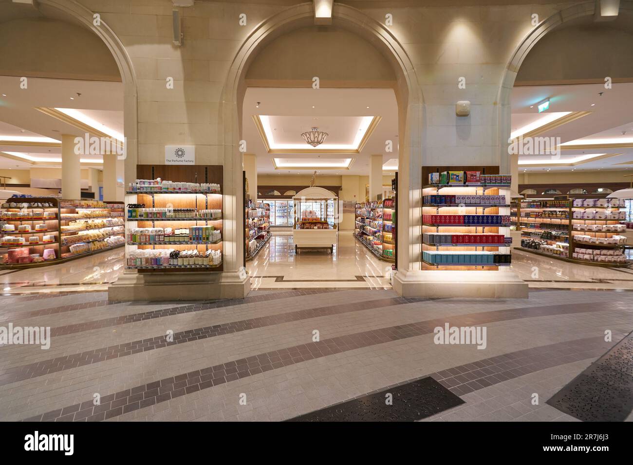 DOHA, QATAR CIRCA MARCH, 2023 interior shot of SNAN Food Hall in