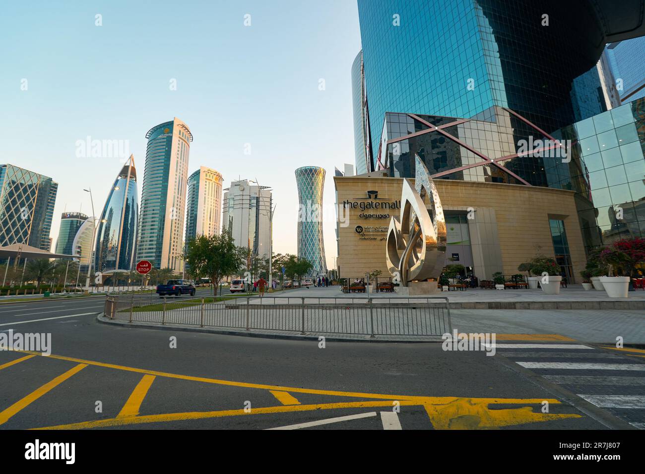 DOHA, QATAR CIRCA MARCH, 2023 street level view of The Gate Mall in Doha Stock Photo Alamy DOHA, QATAR CIRCA MARCH, 2023 street level view of The Gate Mall in Doha Stock Photo Alamy
