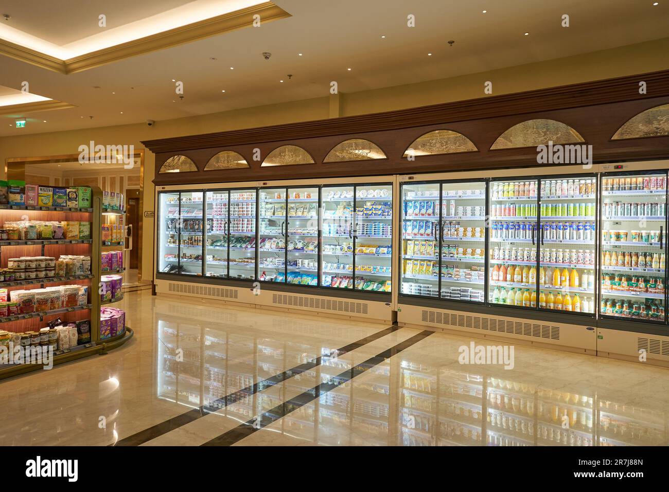 DOHA, QATAR CIRCA MARCH, 2023 interior shot of SNAN Food Hall in