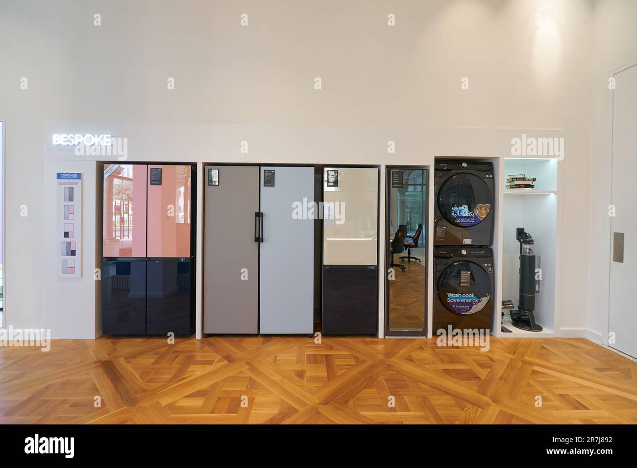 DOHA, QATAR CIRCA MARCH, 2023 interior shot of Samsung store at 21