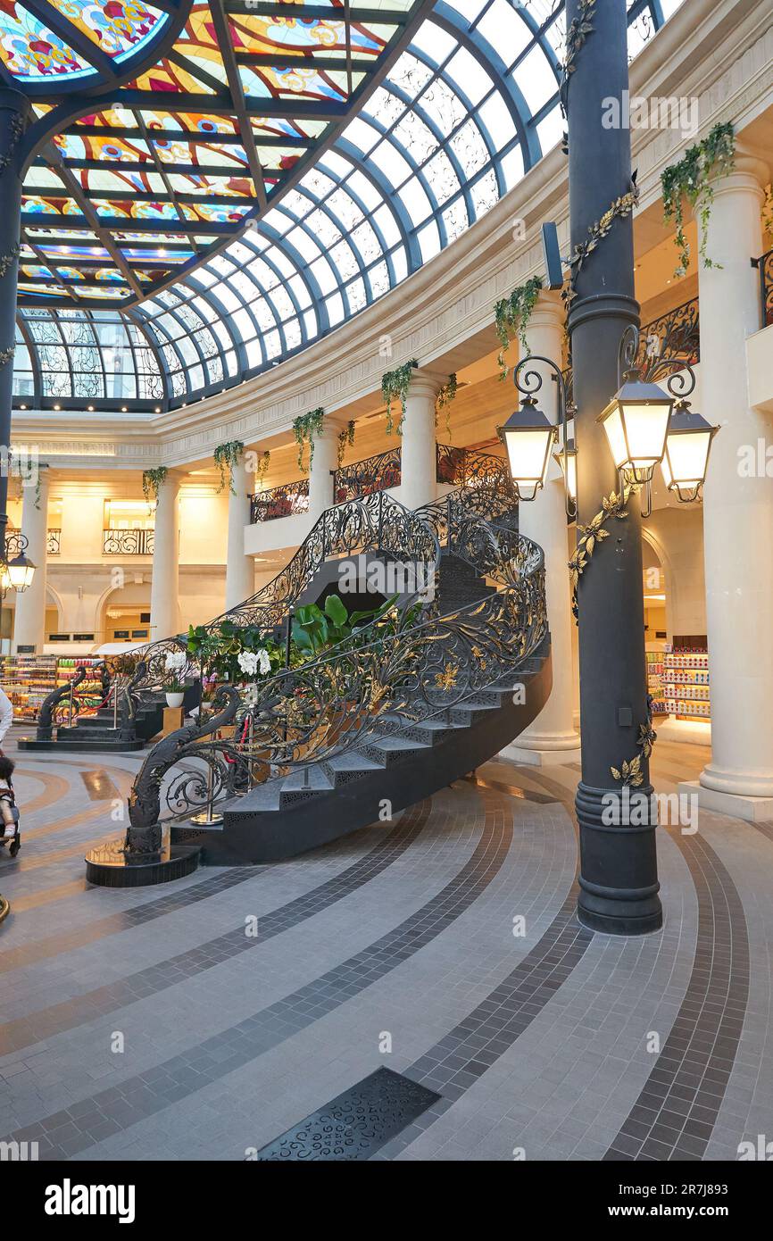 DOHA, QATAR CIRCA MARCH, 2023 interior shot of SNAN Food Hall in