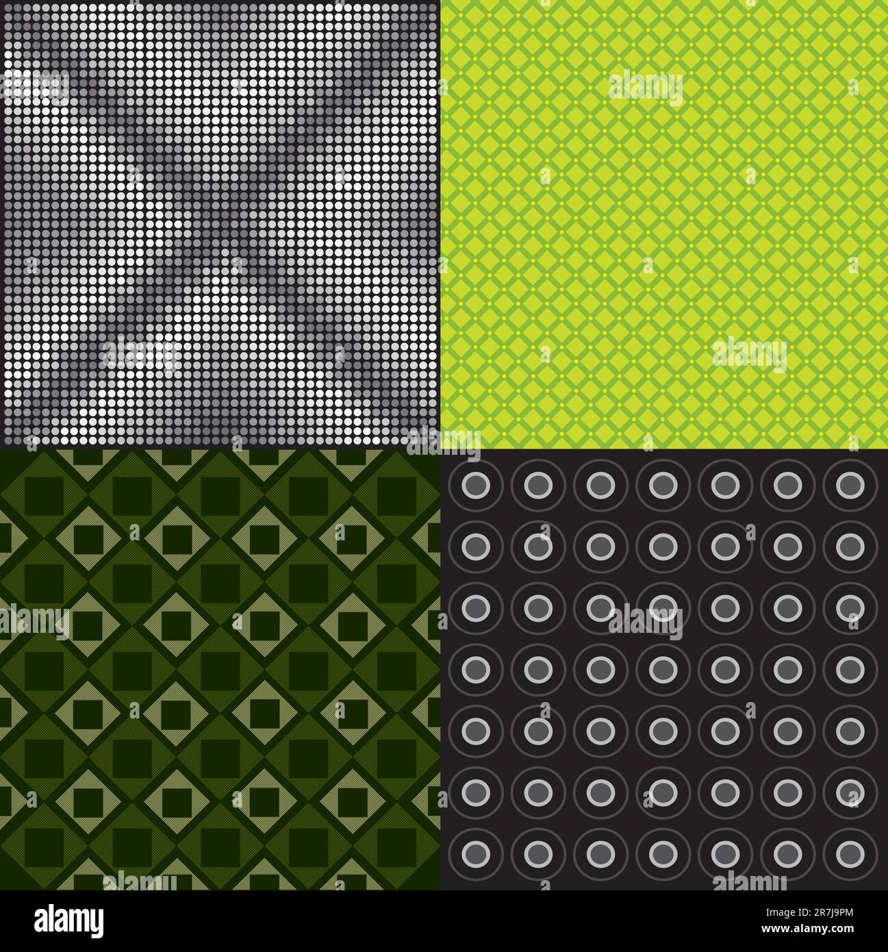 Set of colorful seamless pattern vector Stock Vector Image & Art - Alamy