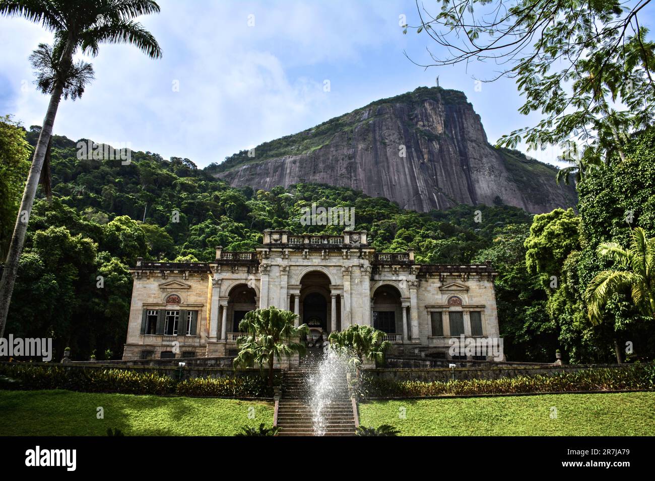 Summer in Parque Lage - Rio de Janeiro, Brazil Stock Photo