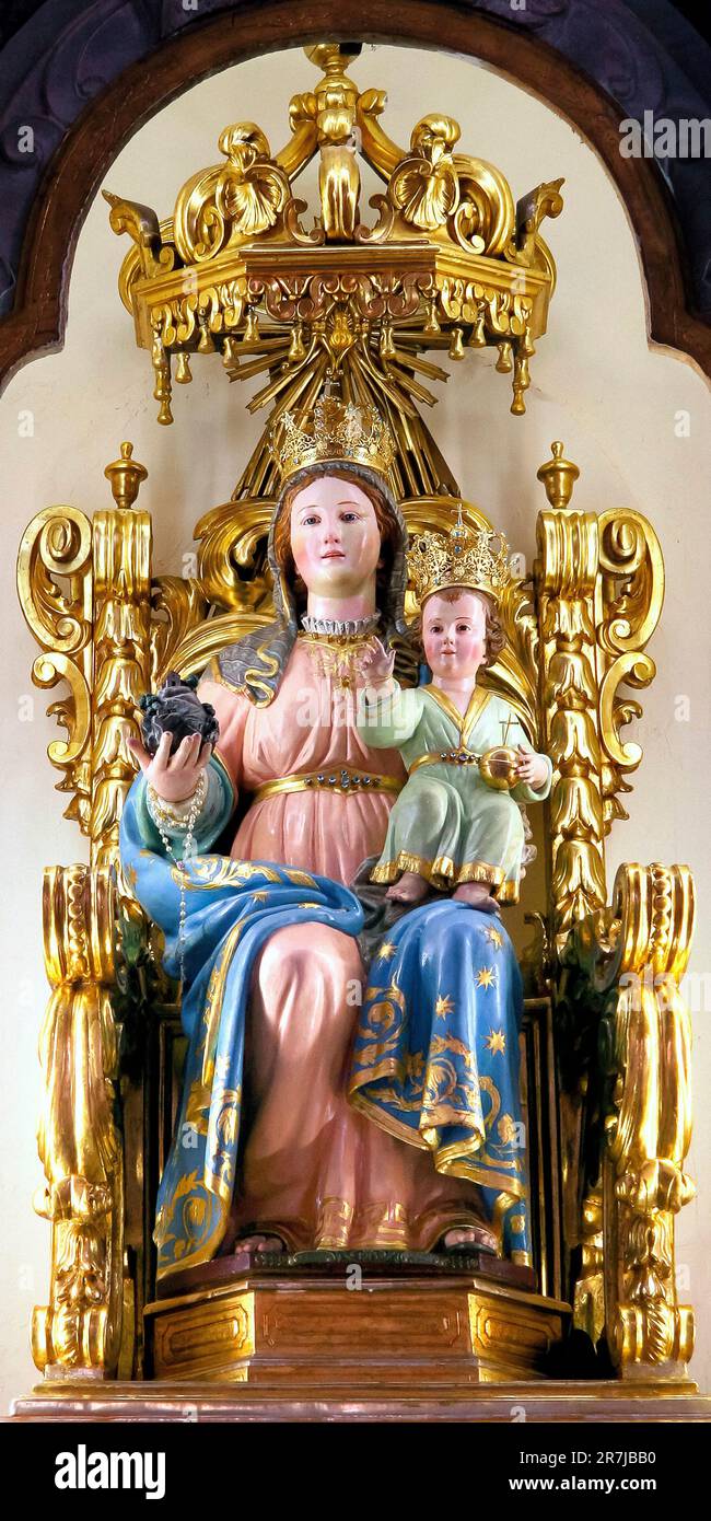 Italy Basilicata Lagonegro Sirino mount Madonna del Sirino sanctuary Stock Photo