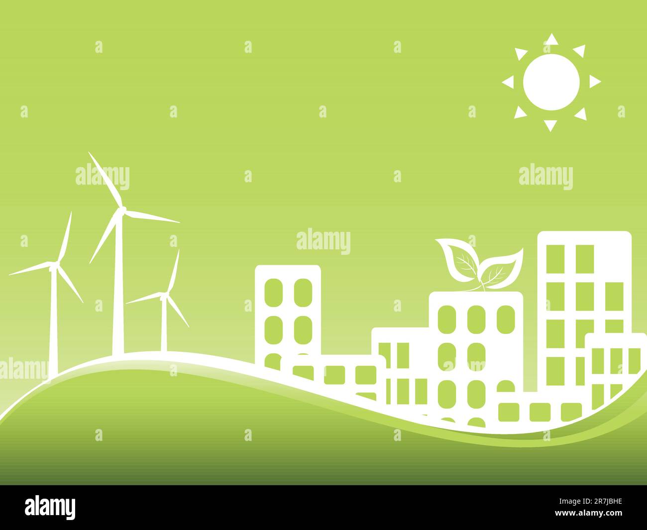 Green city environment Stock Vector Images - Alamy