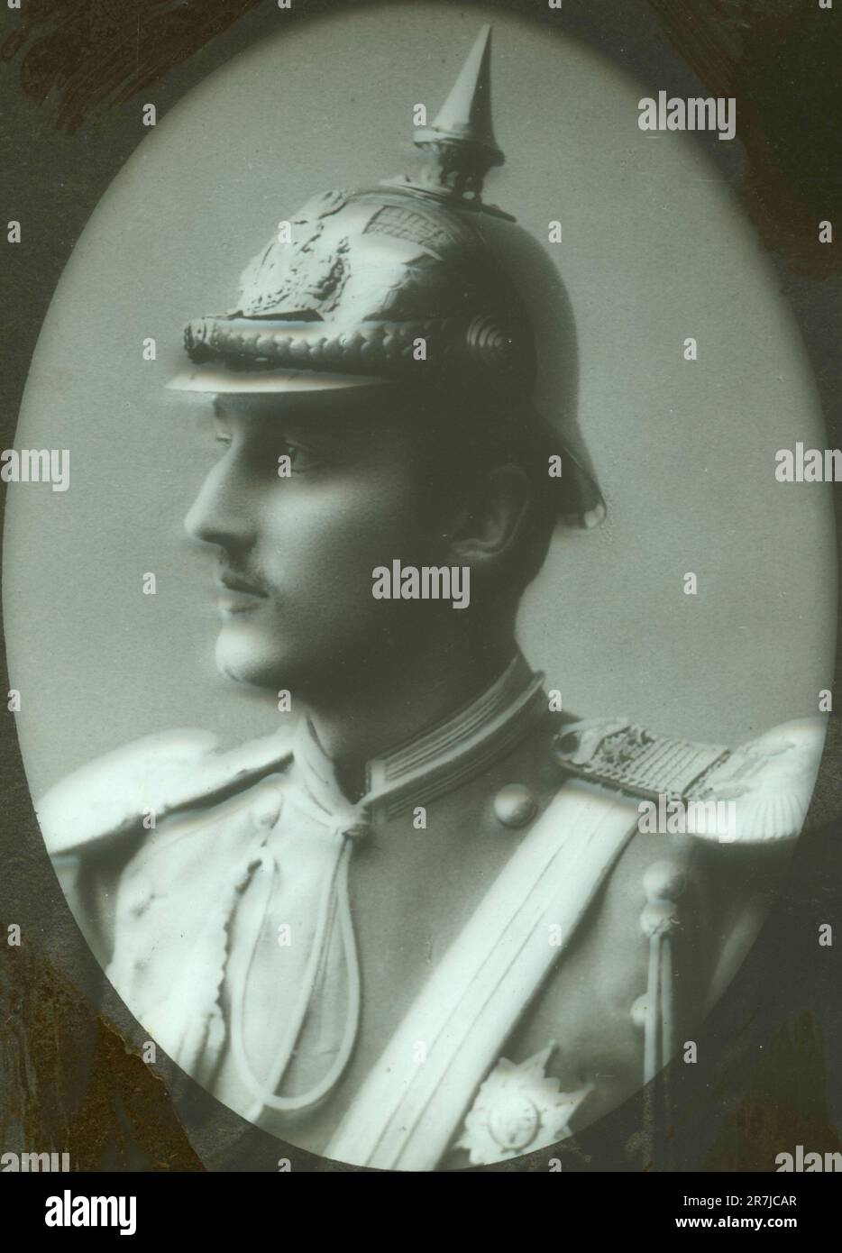Portrait of Crown Prince Frederick VIII of Denmark, DK 1890s Stock Photo