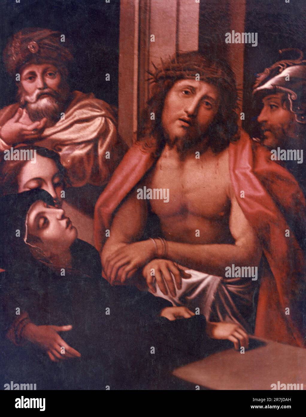 Ecce Homo, aka Christ Presented to the People, painting by Italian artist Antonio da Correggio, Italy, 1930s Stock Photo