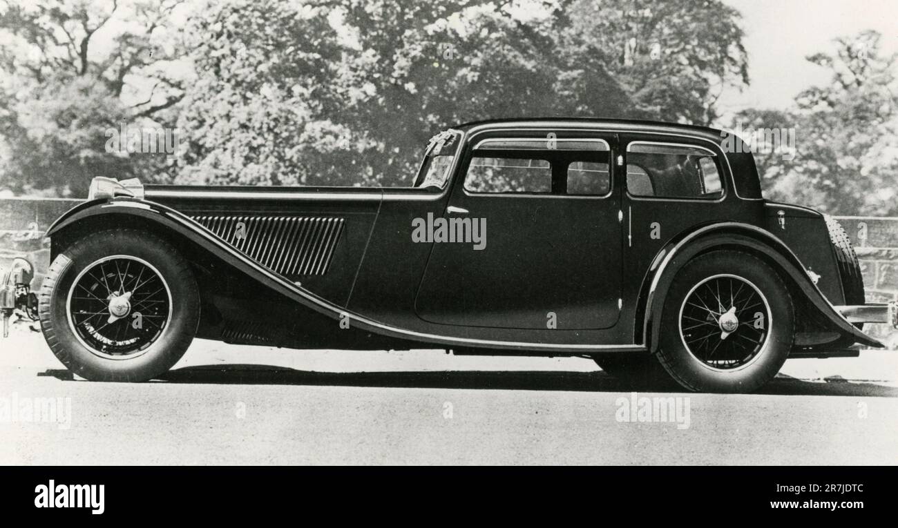Jaguar SSI car, UK 1935 Stock Photo