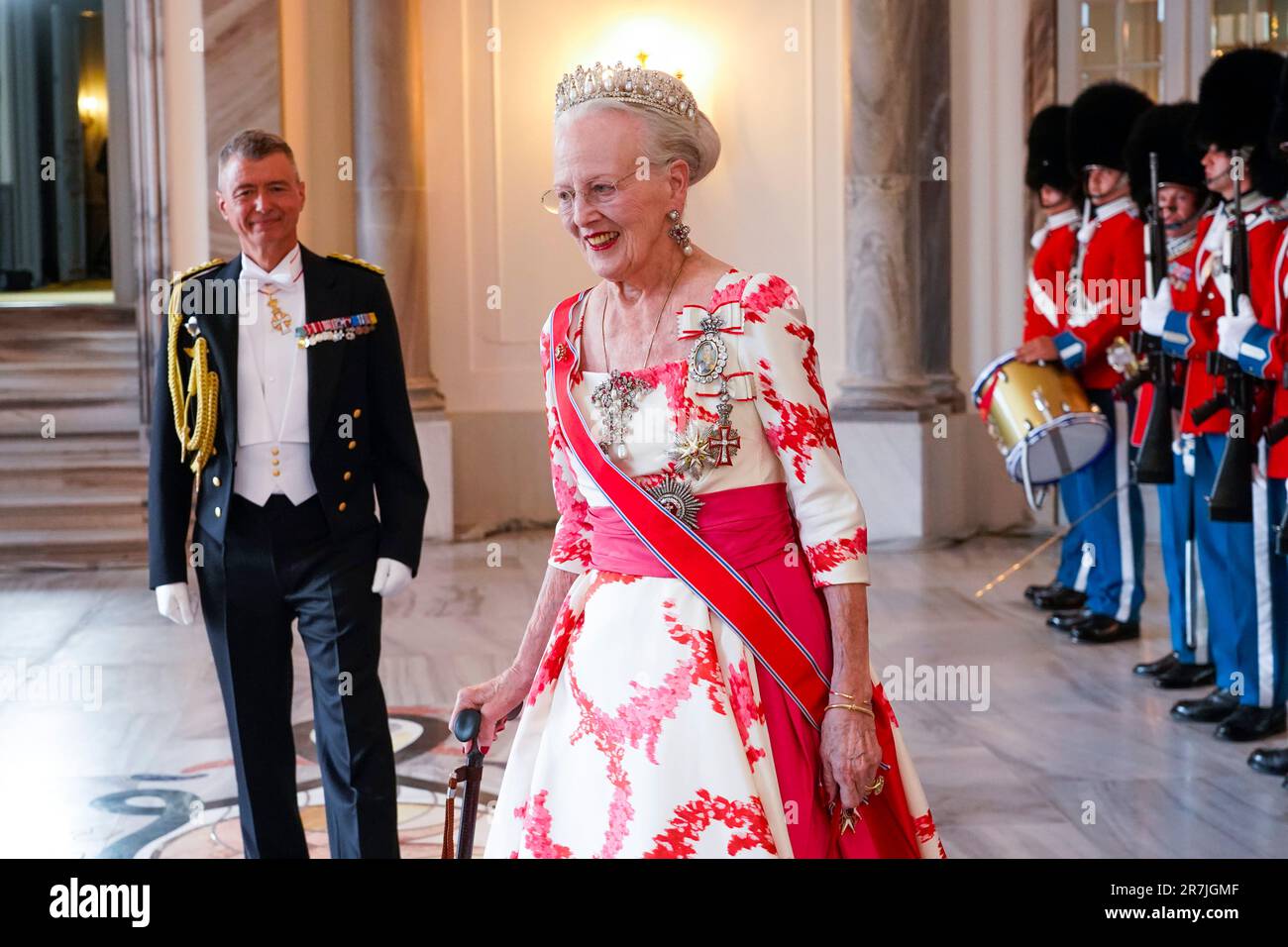 Copenhagen, Denmark 20230615.Queen Margrethe of Denmark on her way to a