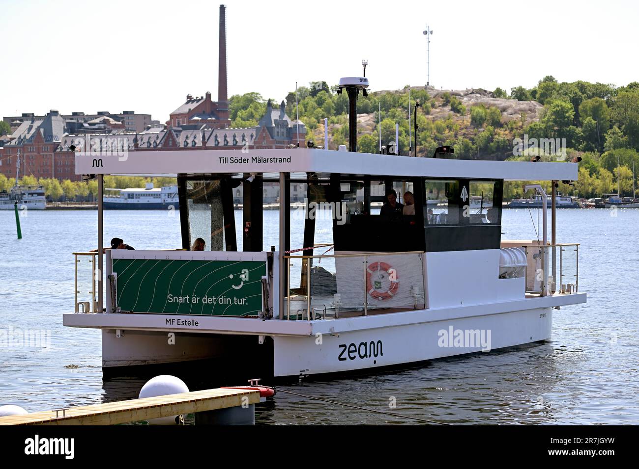 The world's first autonomous electric passenger ferry, MF Estelle