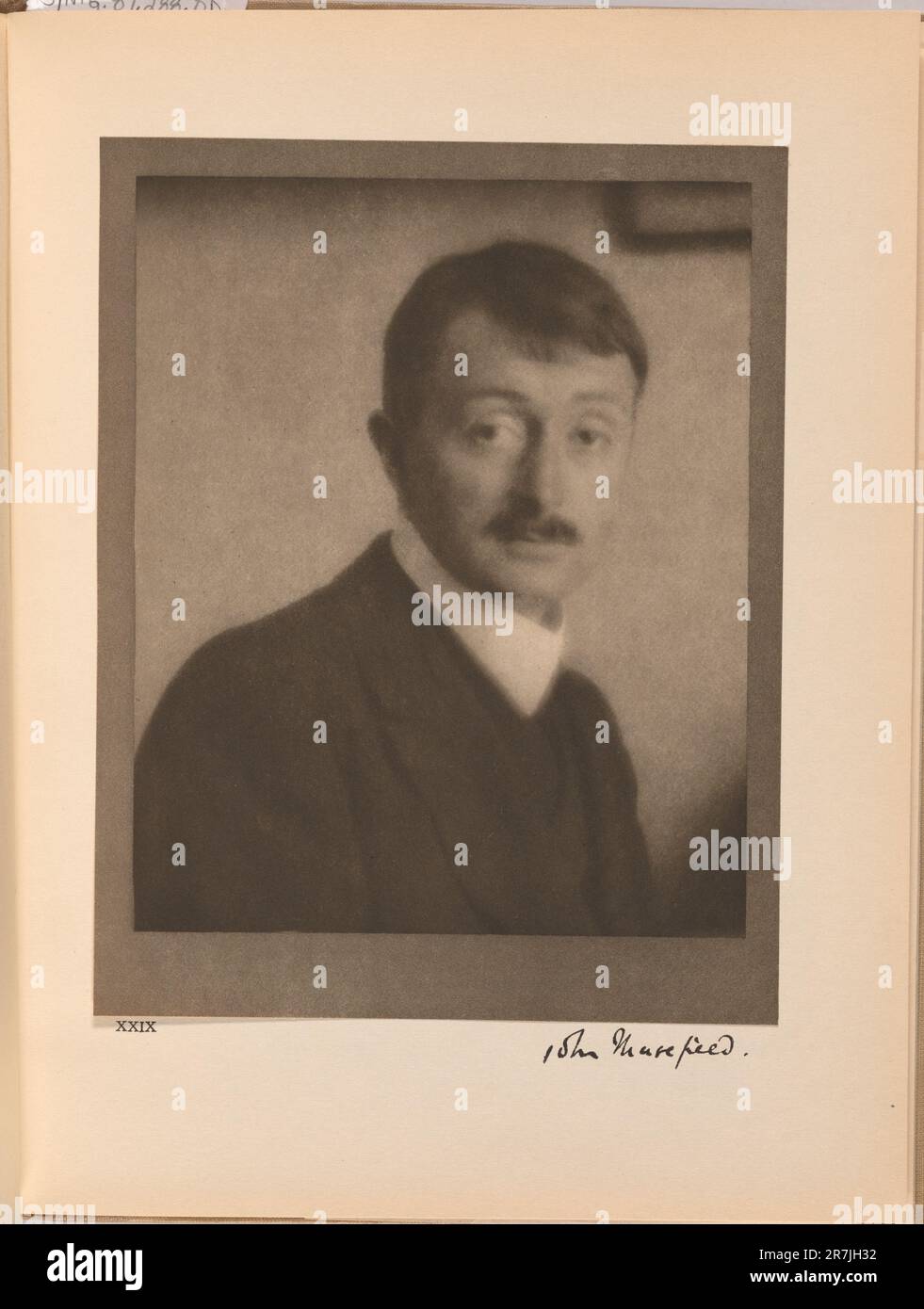 John Masefield January 13, 1913 Stock Photo