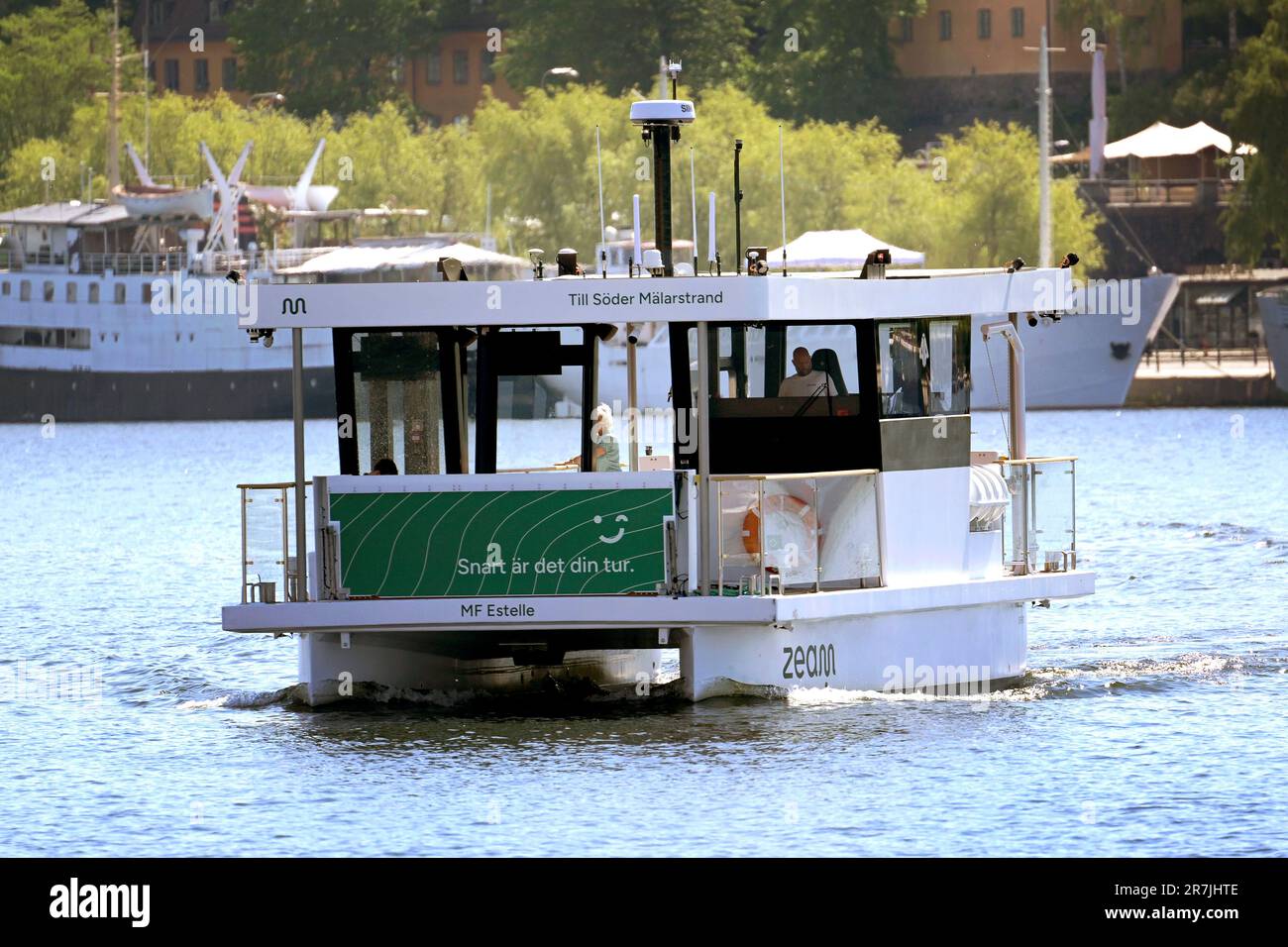 The world's first autonomous electric passenger ferry, MF Estelle